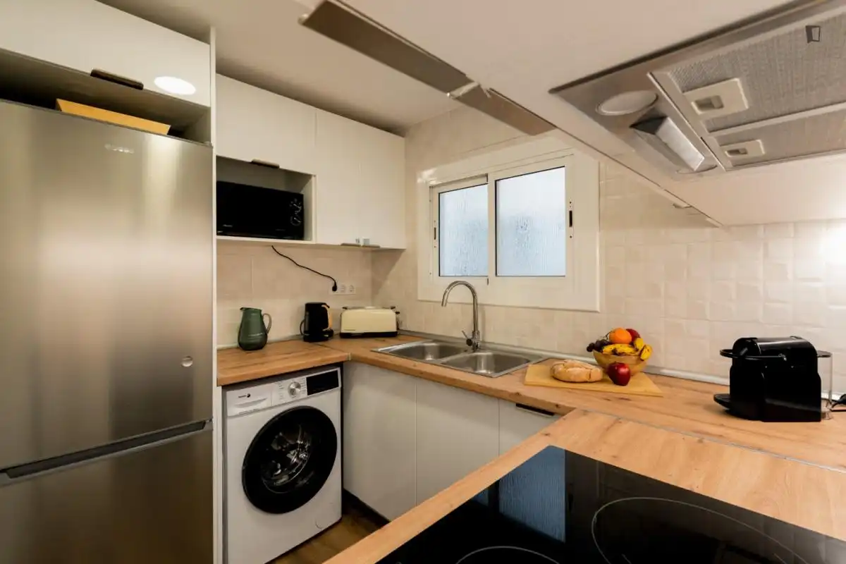 Cocina de Apartamento para compartir en Centre - Sant Oleguer