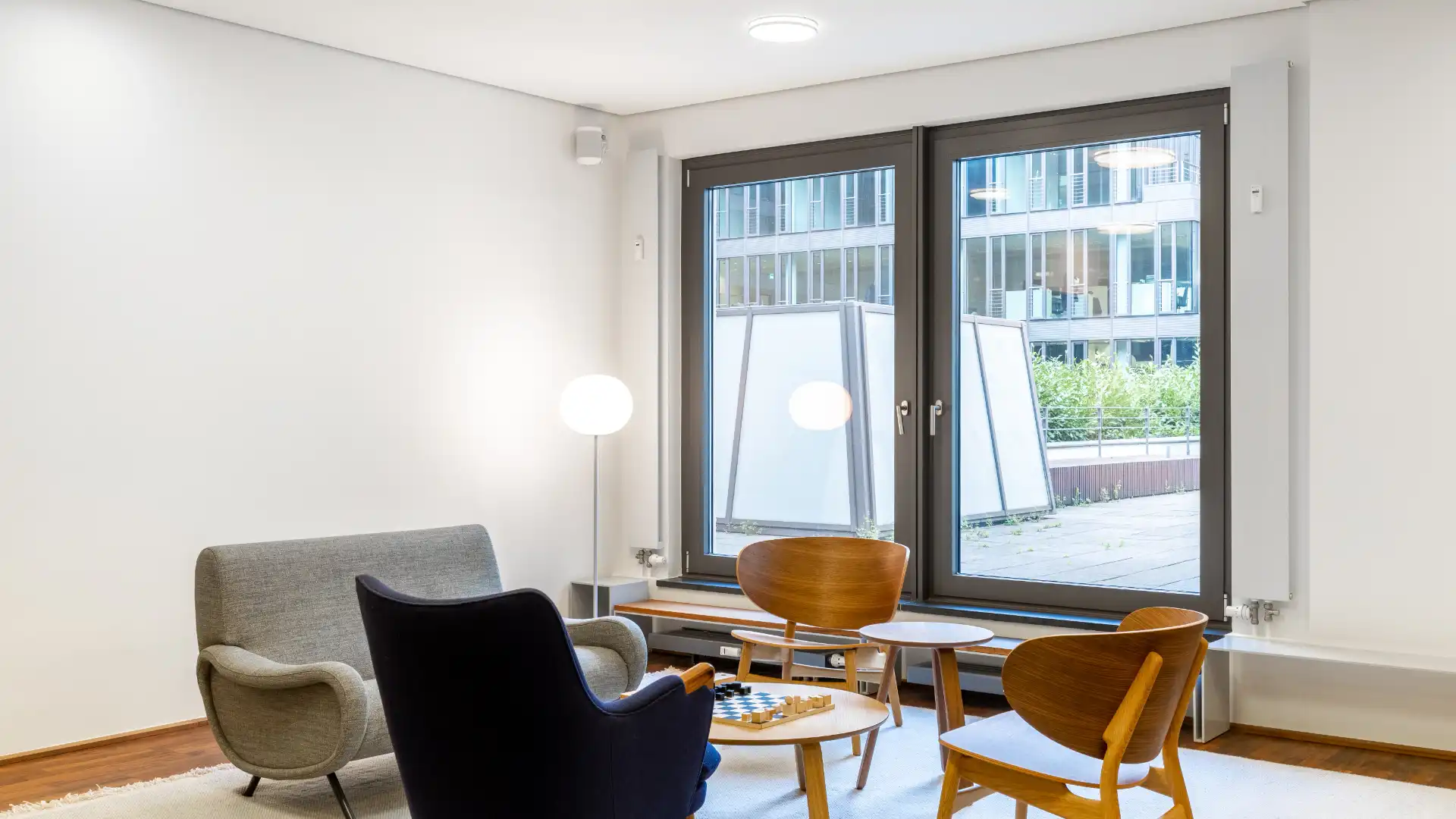 Sala d'estar de Oficina de lloguer en  Santa Cruz de Tenerife Capital amb Aire condicionat, Calefacció i Moblat