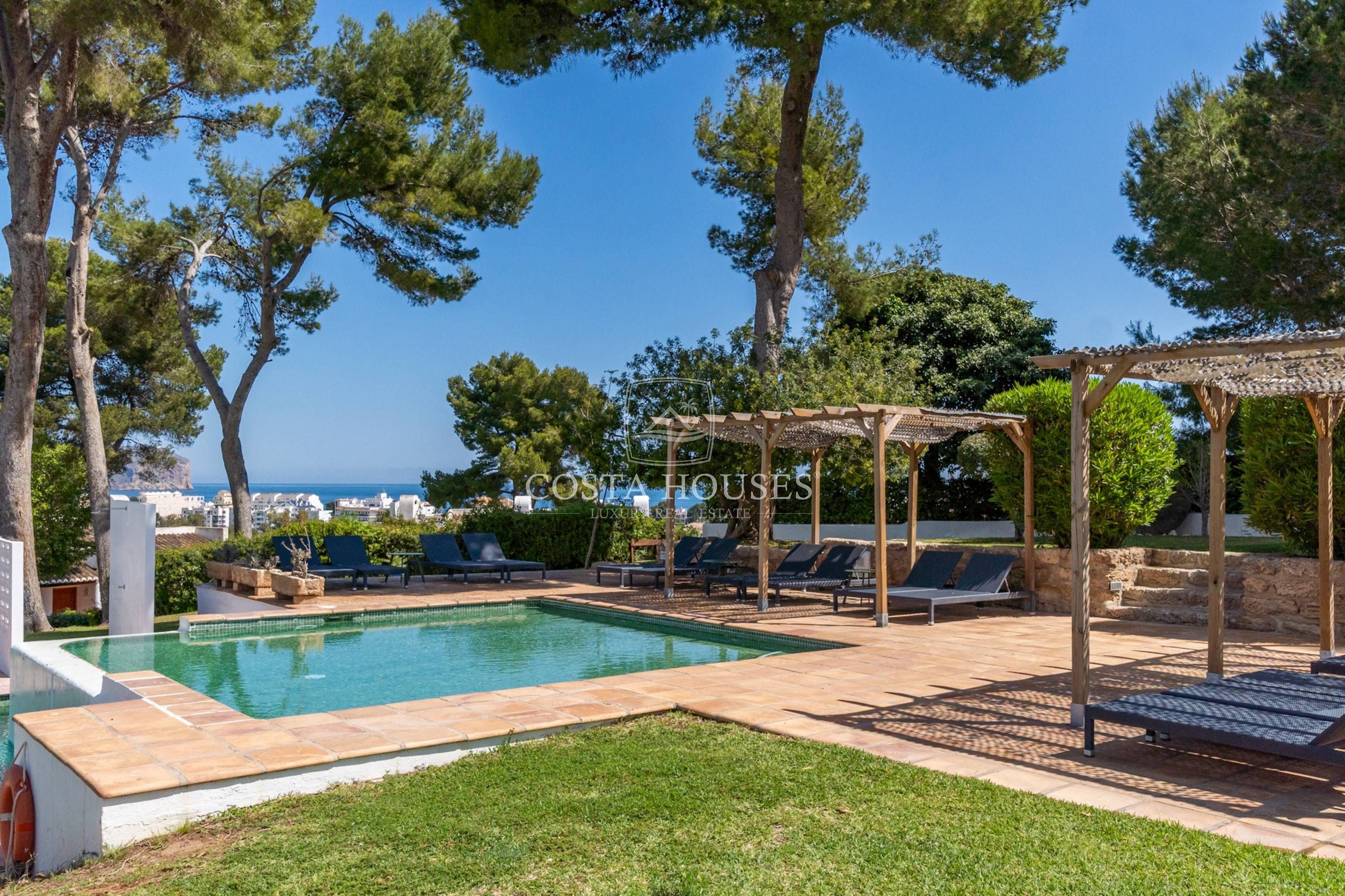 Garden of Single-family semi-detached for sale in Jávea / Xàbia  with Air Conditioner, Heating and Private garden