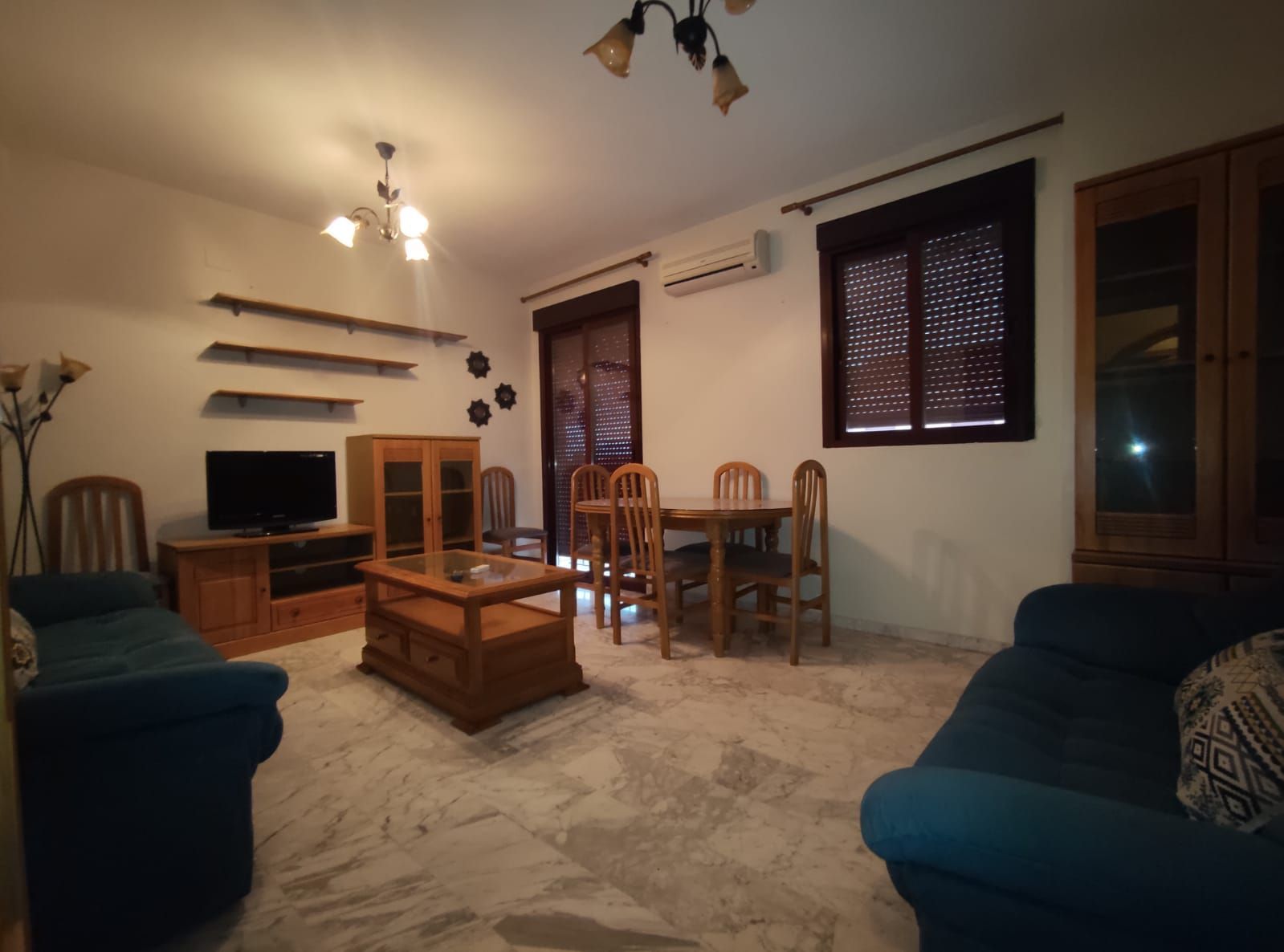 Living room of Flat to rent in Villanueva de la Serena  with Air Conditioner, Furnished and Washing machine