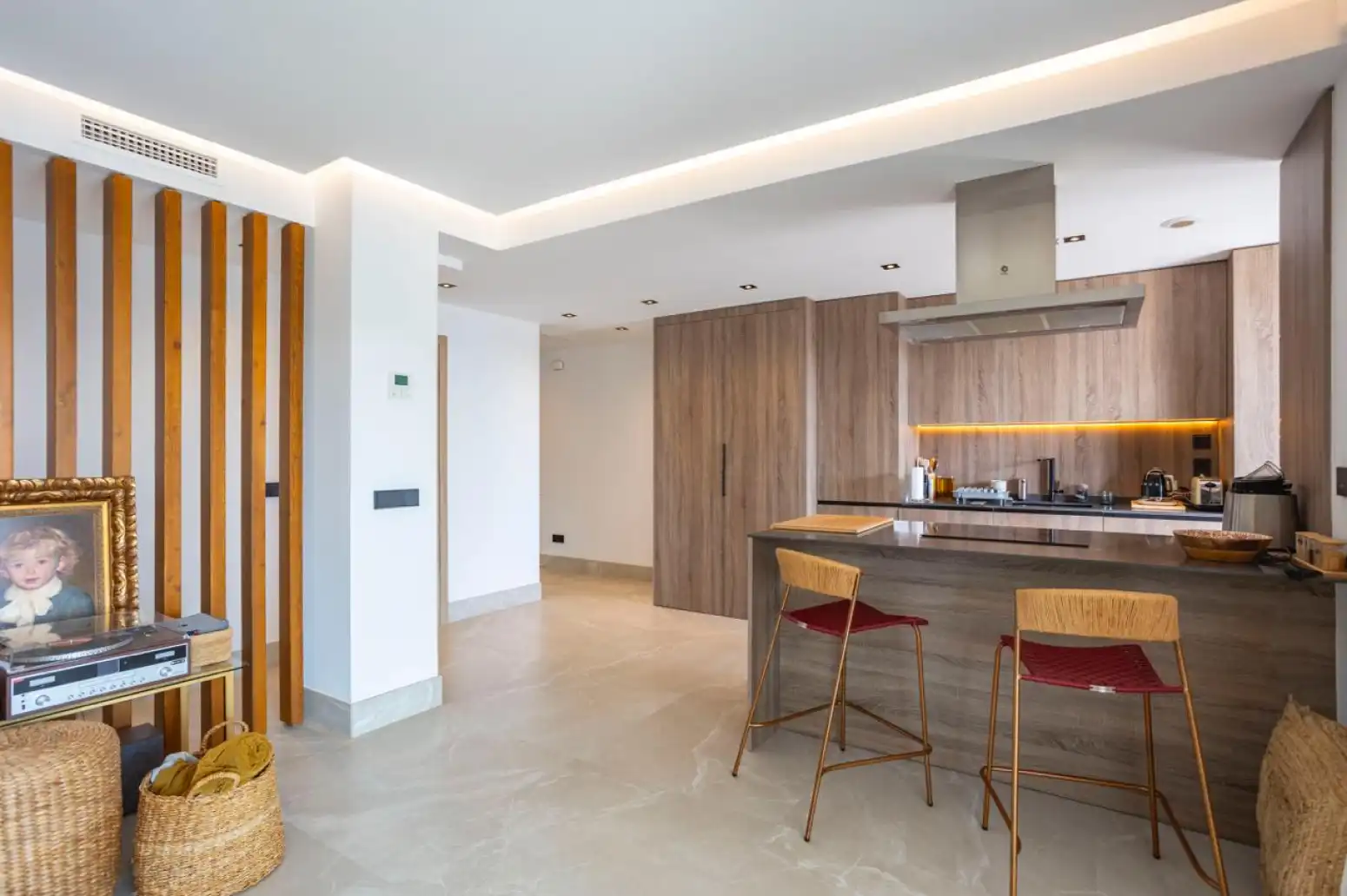 Cocina de Ático en venta en Istán con Calefacción, Jardín privado y Terraza