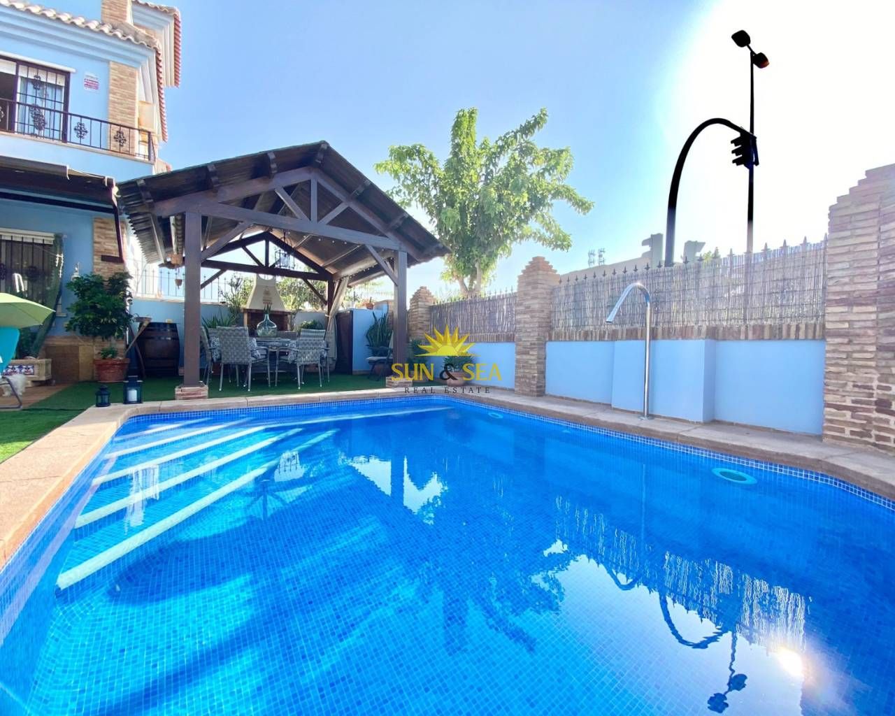 Swimming pool of House or chalet to rent in Pilar de la Horadada  with Air Conditioner, Heating and Swimming Pool