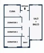 Flat for sale in Sabadell  with Air Conditioner and Balcony