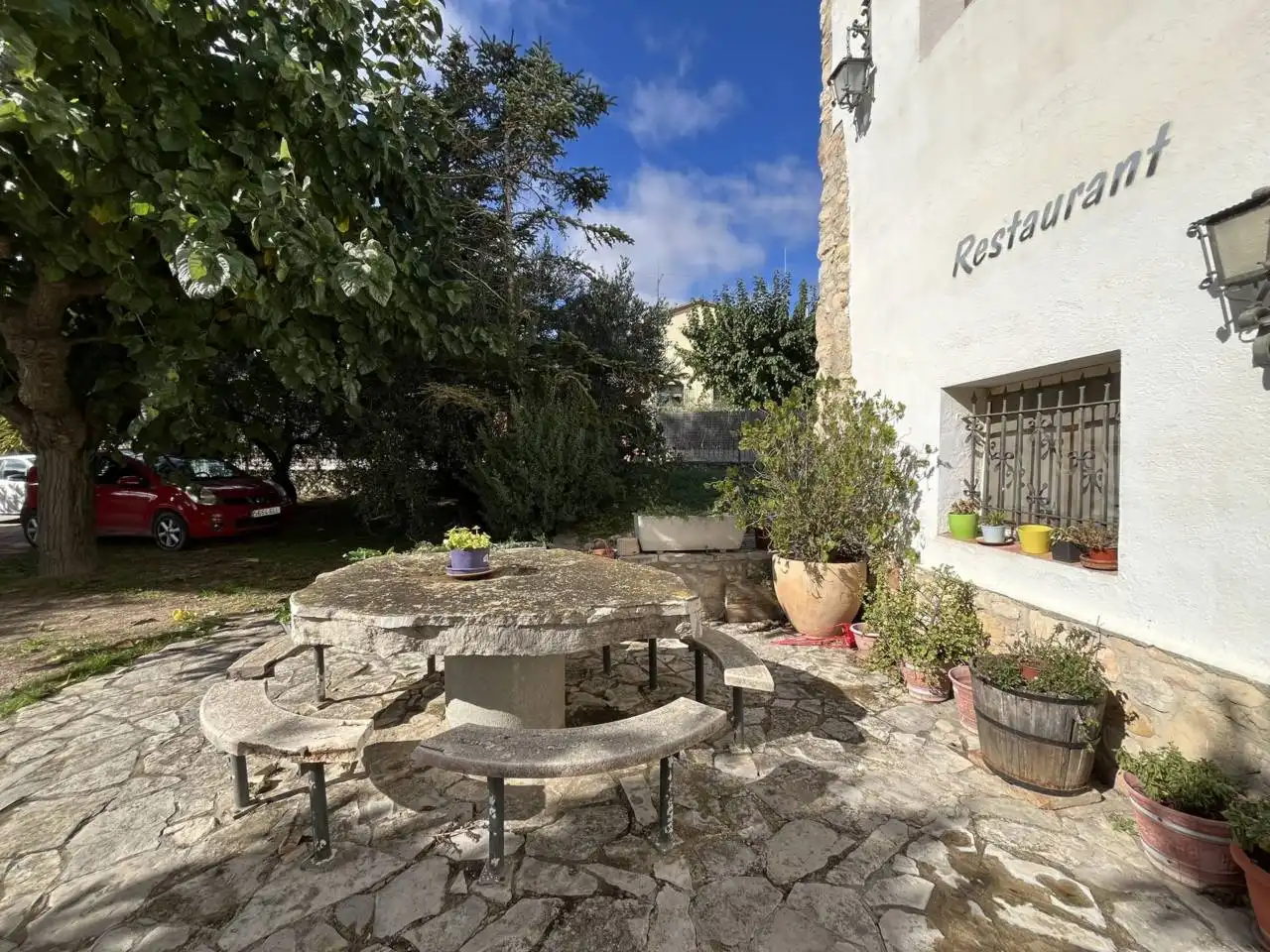 Garden of Houses for sale in Sant Martí Sarroca  with Air Conditioner, Heating and Private garden