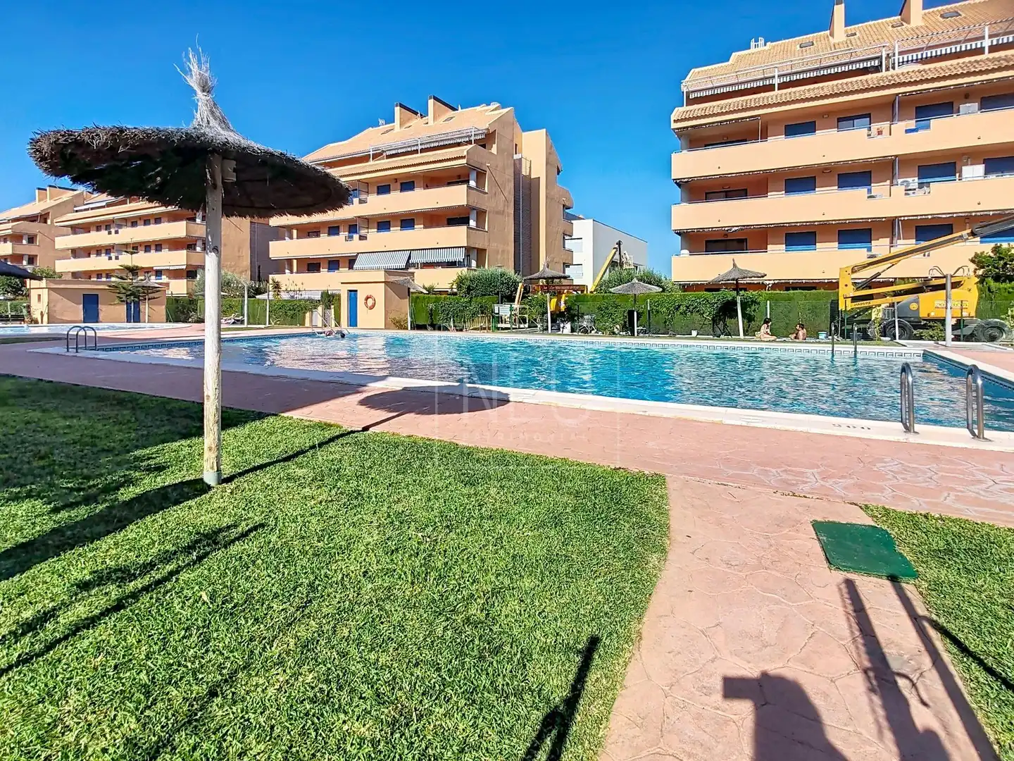 Swimming pool of Attic for sale in Dénia  with Air Conditioner, Heating and Private garden