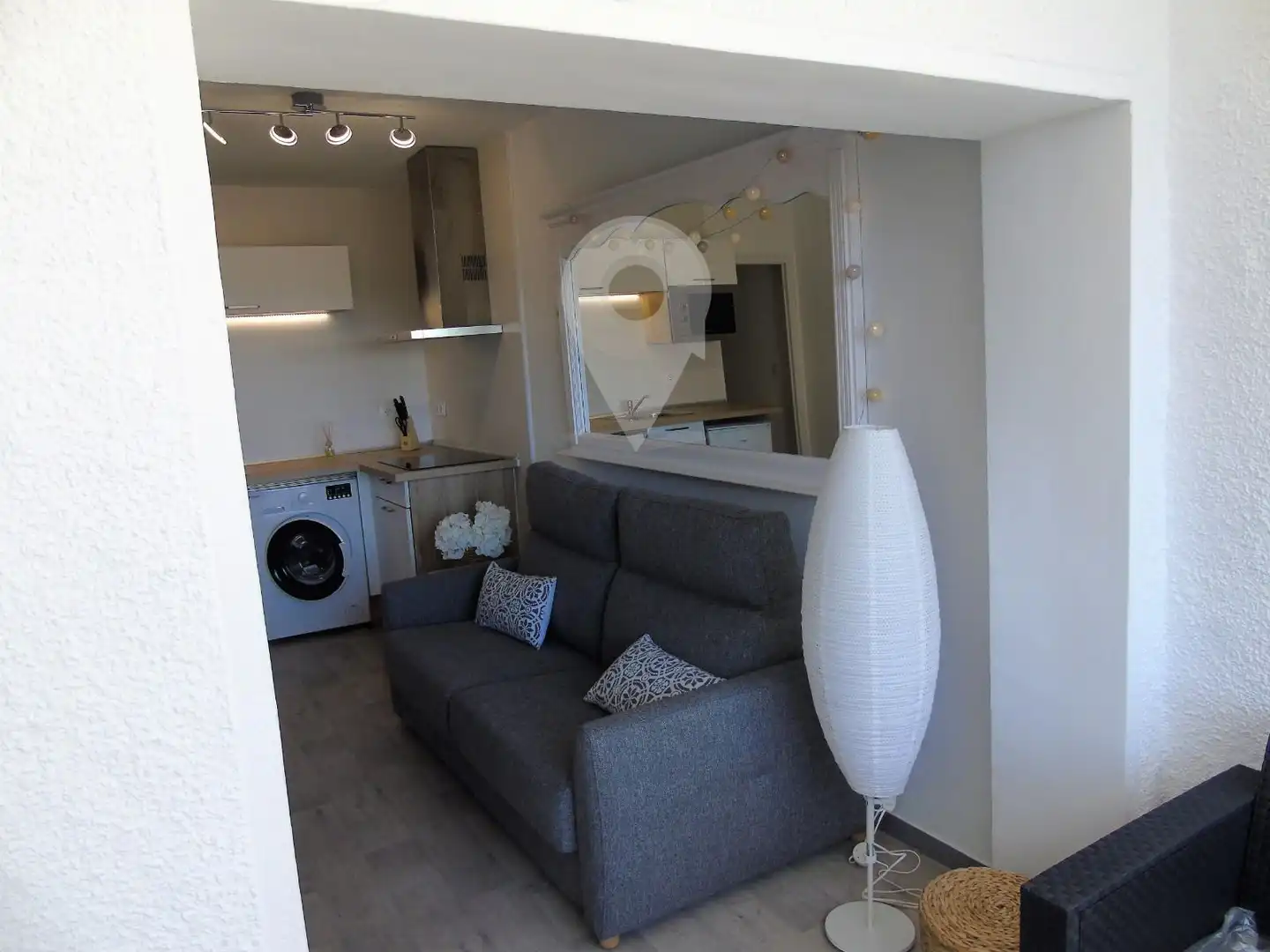 Sala de estar de Piso en venta en Roses con Aire acondicionado, Calefacción y Parquet