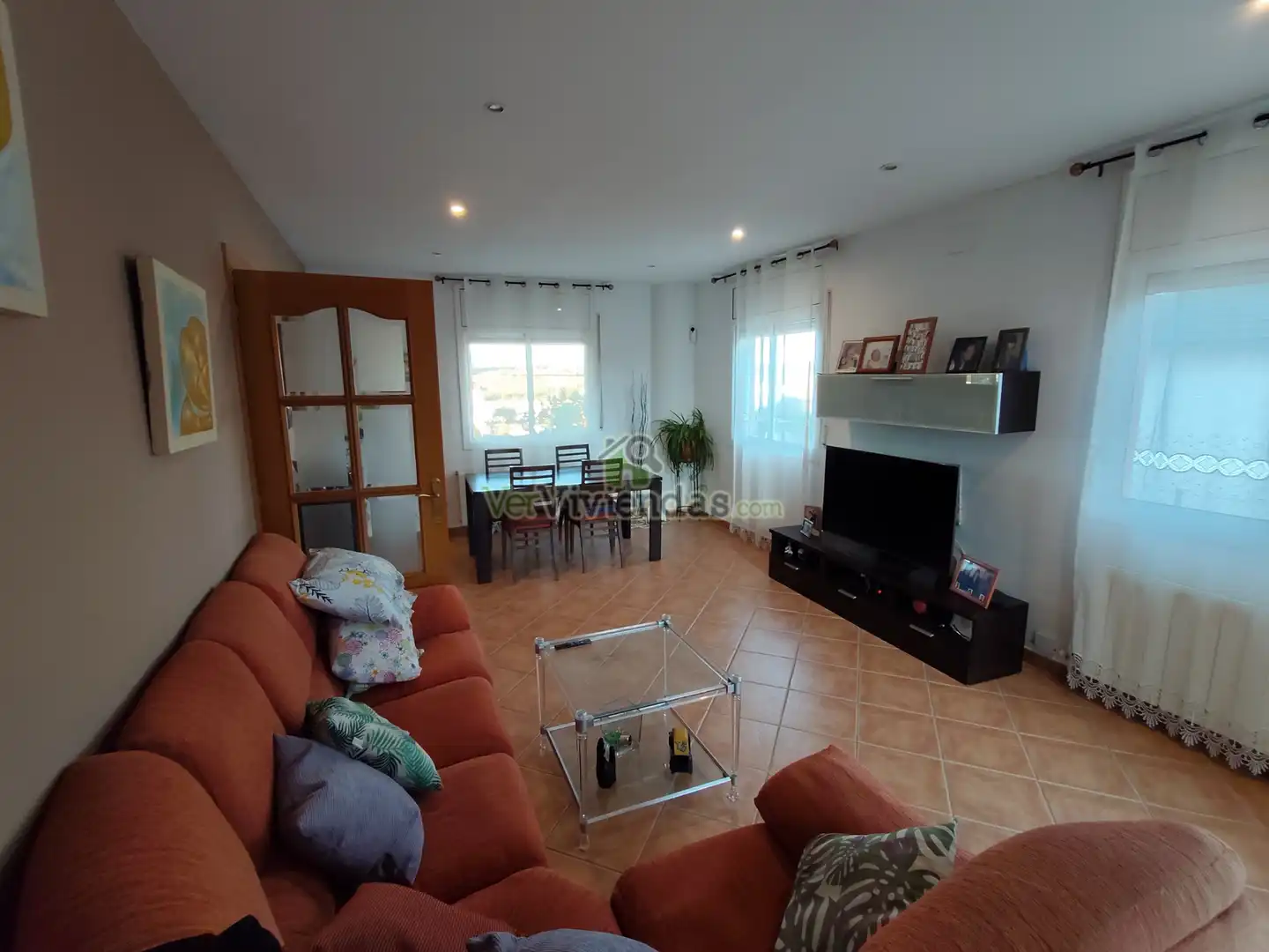 Sala d'estar de Casa o xalet en venda en Piera amb Aire condicionat, Calefacció i Jardí privat