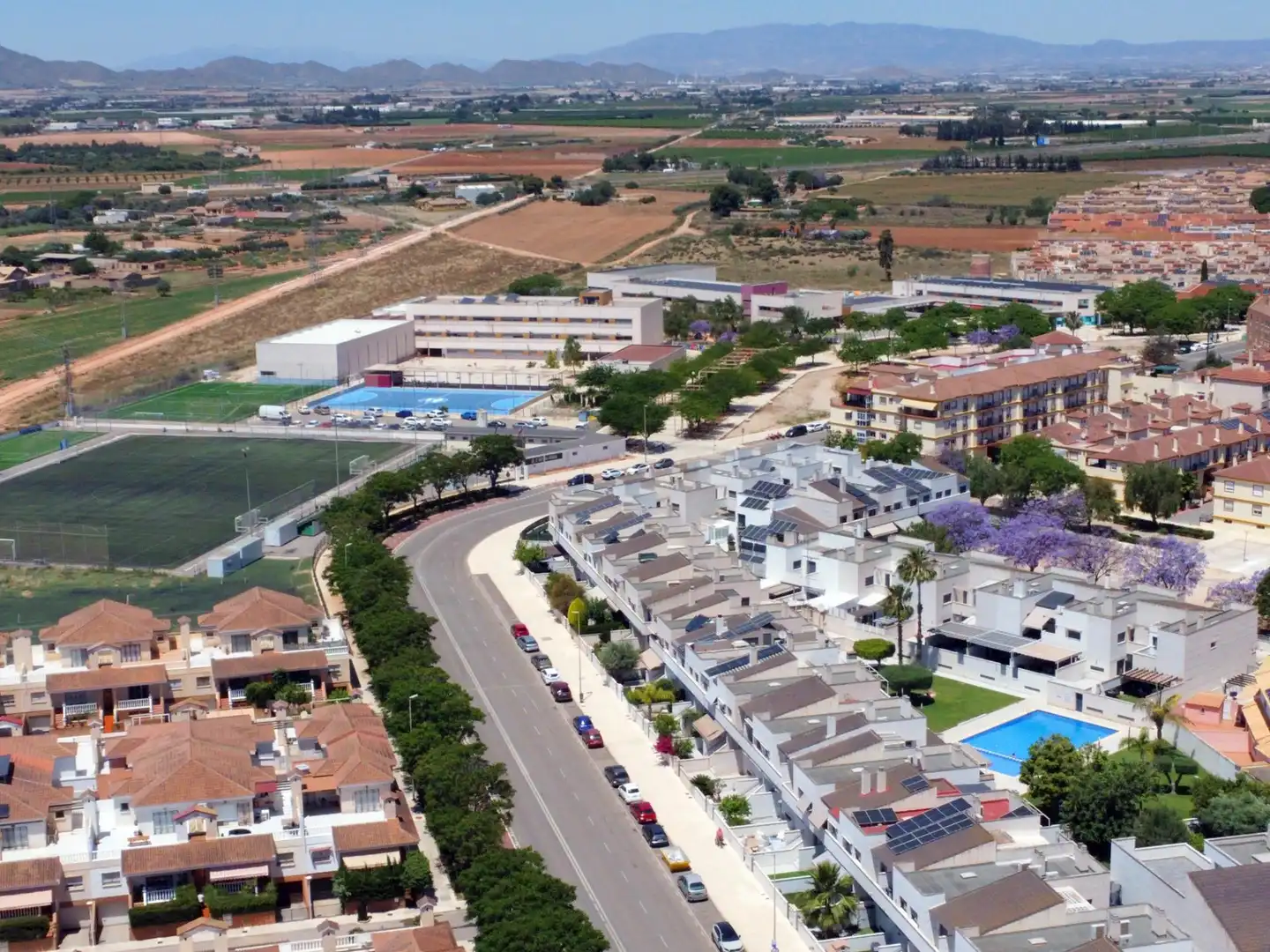 Vista exterior de Casa o chalet en venta en Cartagena con Aire acondicionado, Jardín privado y Terraza