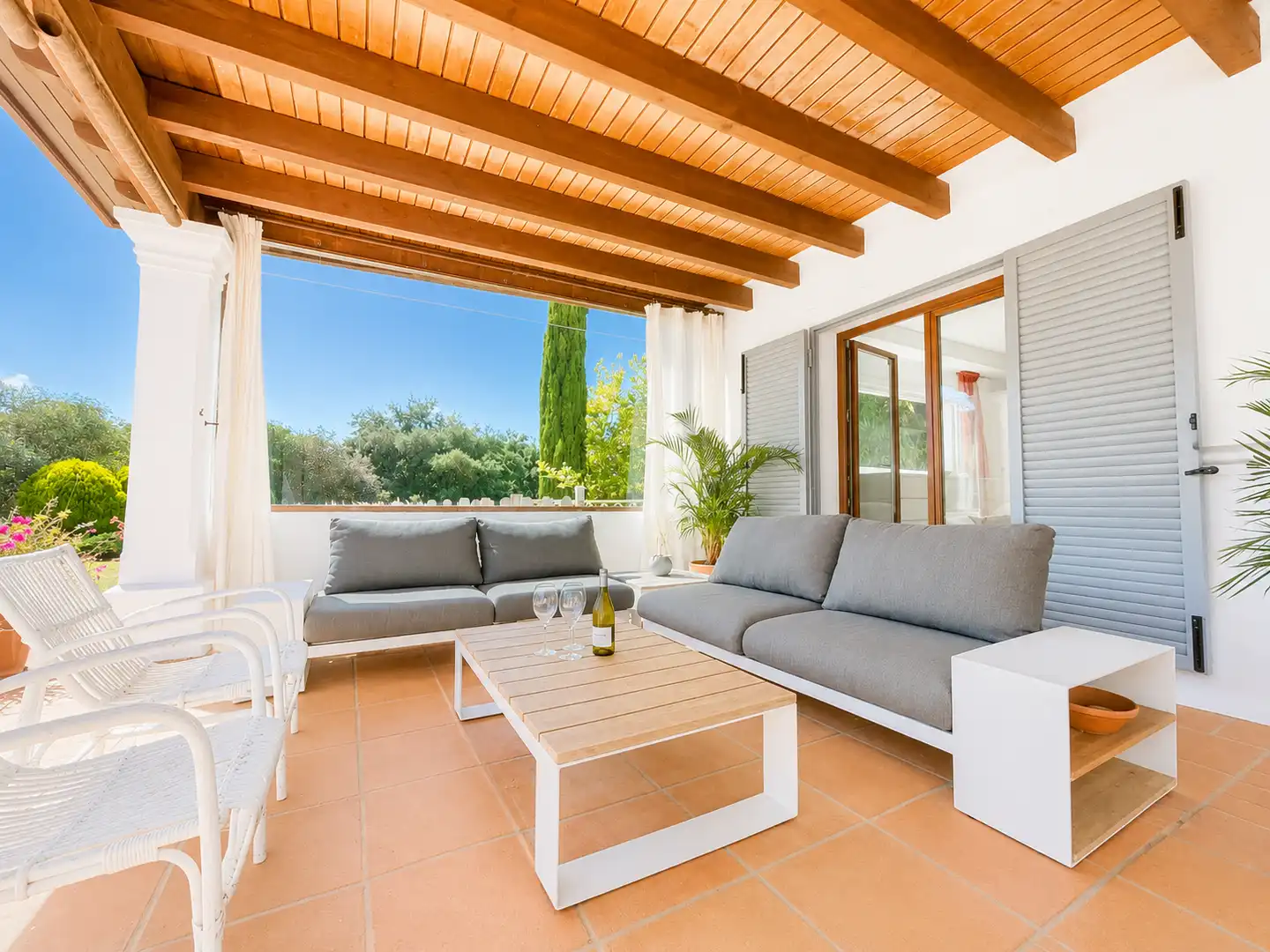 Terrassa de Casa o xalet en venda en Sotogrande amb Aire condicionat, Jardí privat i Terrassa
