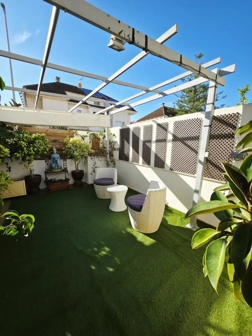 Terrassa de Casa o xalet en venda en Picanya amb Aire condicionat, Jardí privat i Terrassa