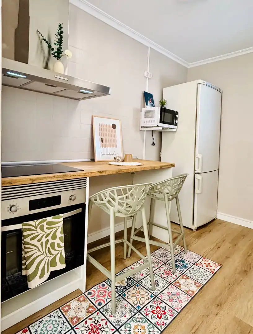 Kitchen of Flat for rent in Alicante / Alacant  with Air Conditioner, Furnished and Oven