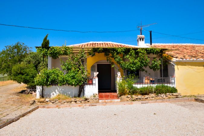 Exterior view of Country house for sale in Montecorto  with Private garden, Terrace and Storage room
