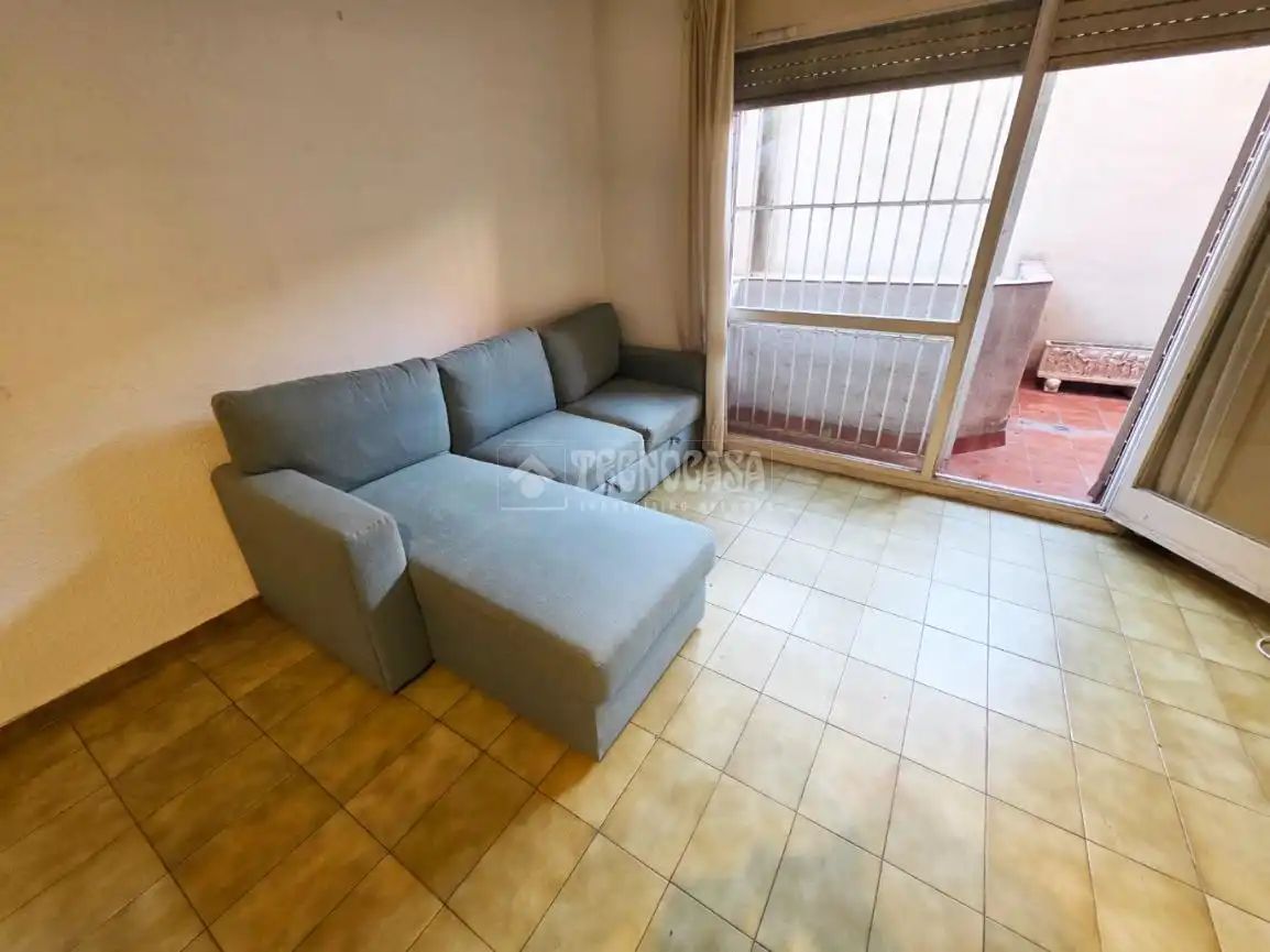 Sala de estar de Piso en venta en Barcelona con Calefacción y Terraza