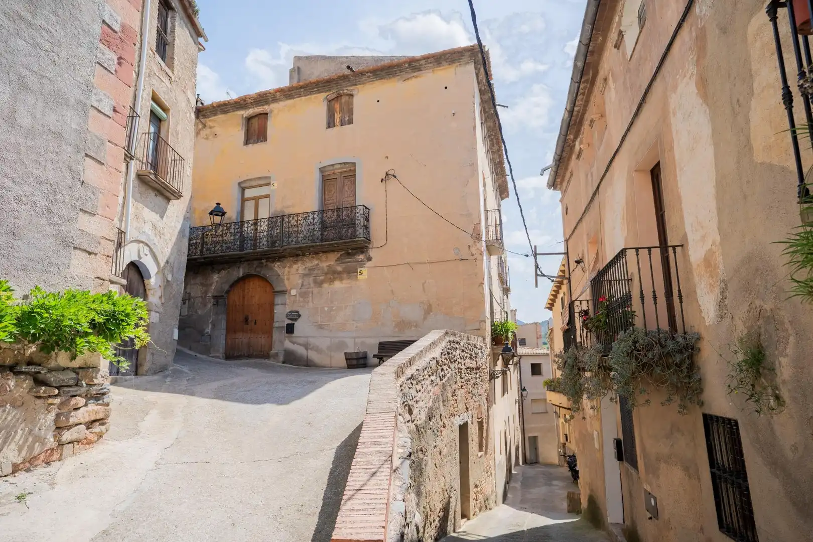 Vista exterior de Casa o xalet en venda en Porrera amb Calefacció, Jardí privat i Terrassa