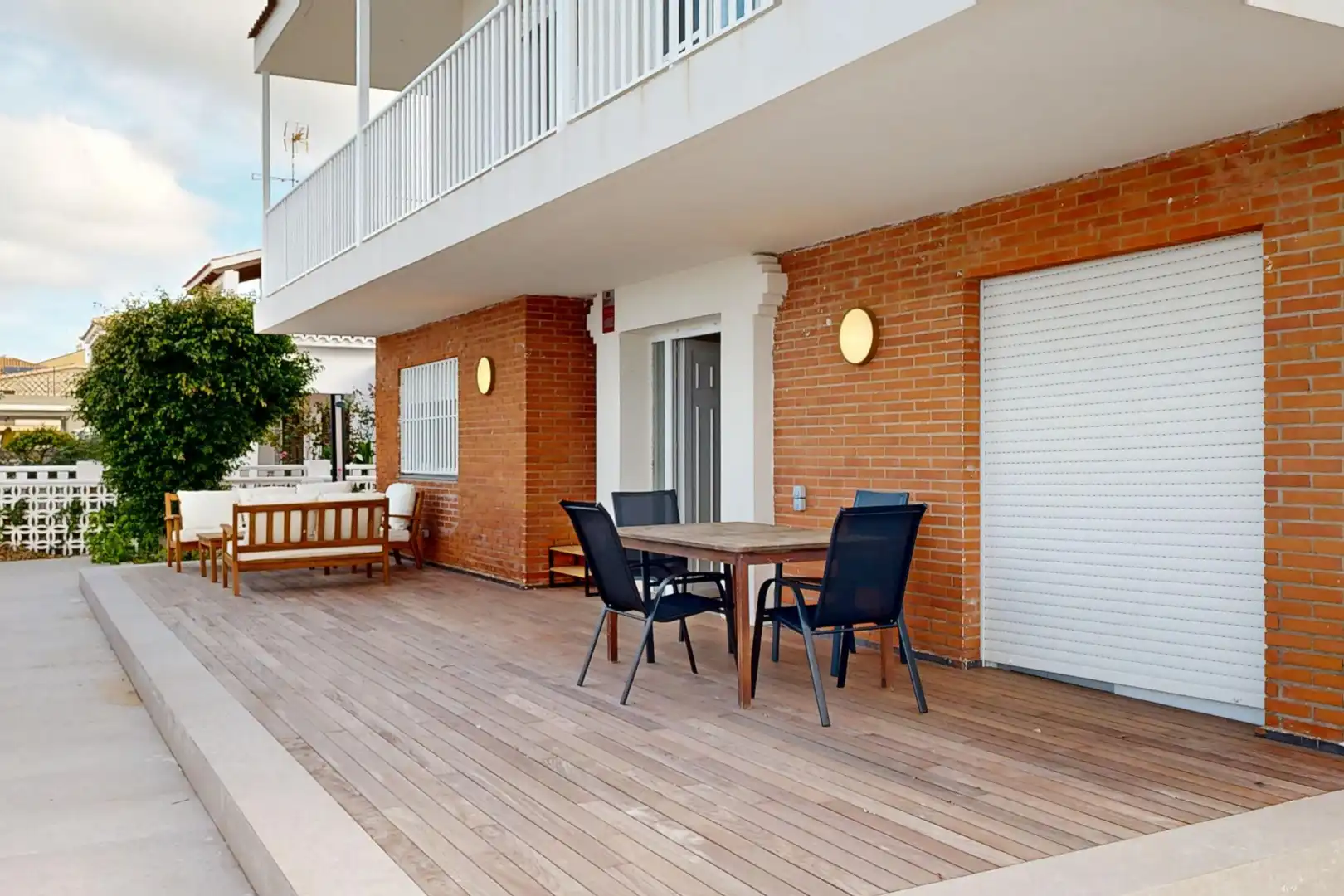 Terraza de Casa o chalet de alquiler en Cartagena con Calefacción, Jardín privado y Parquet