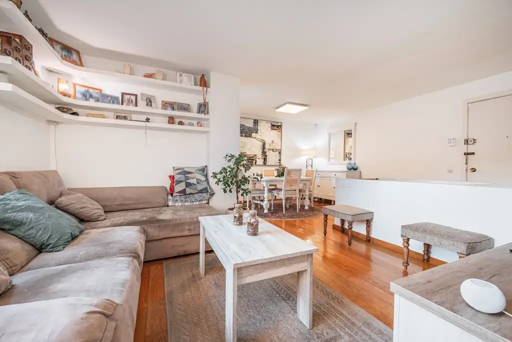 Living room of Duplexes for sale in  Palma de Mallorca  with Air Conditioner, Heating and Private garden