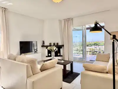 Sala d'estar de Àtic en venda en Mijas amb Aire condicionat, Calefacció i Terrassa