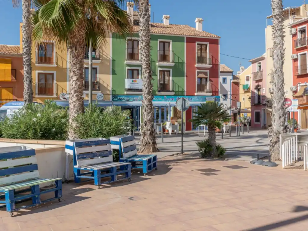 Exterior view of Houses for sale in Villajoyosa / La Vila Joiosa  with Air Conditioner and Heating