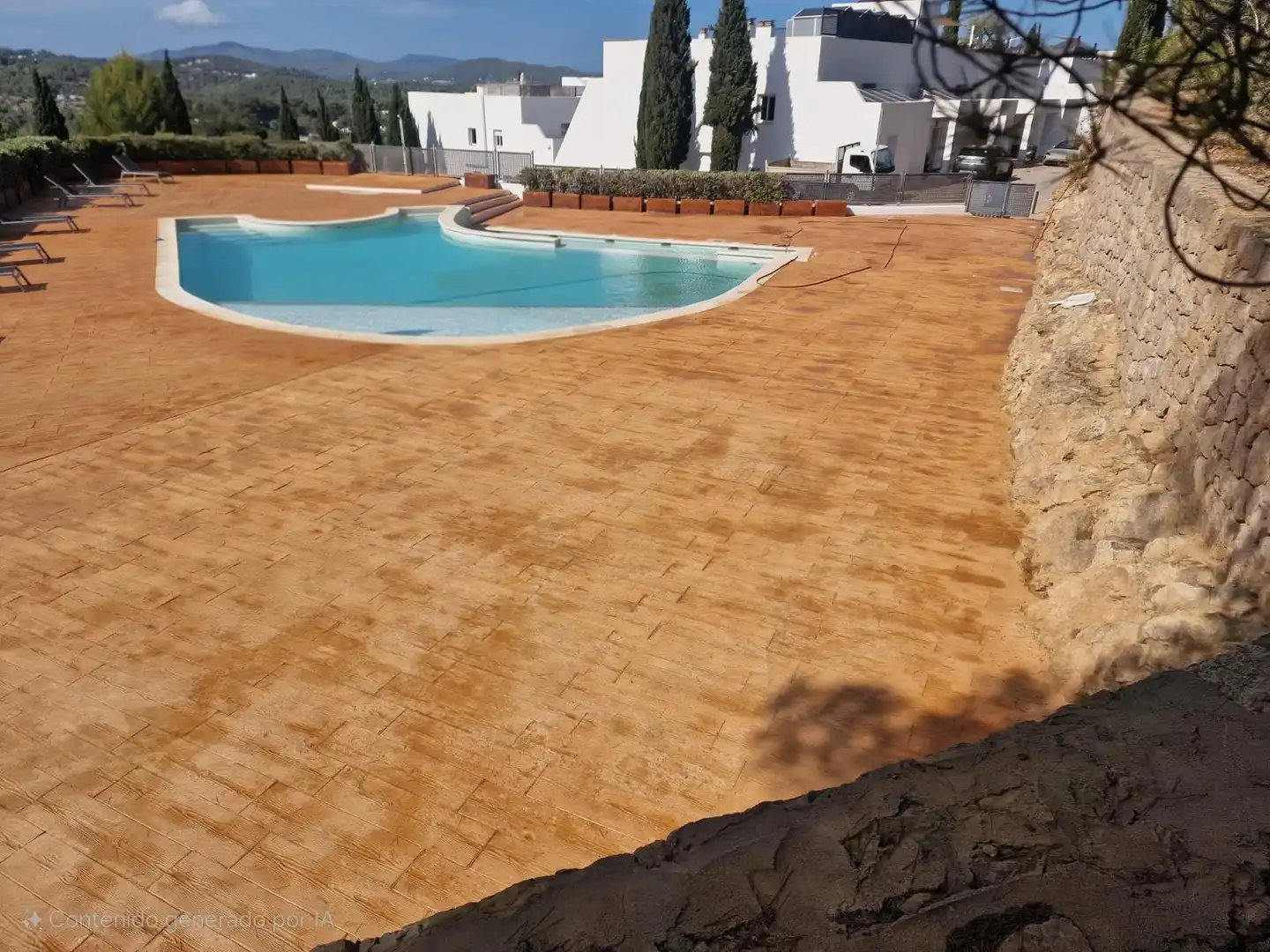 Piscina de Casa adosada en venda en Santa Eulària des Riu amb Terrassa
