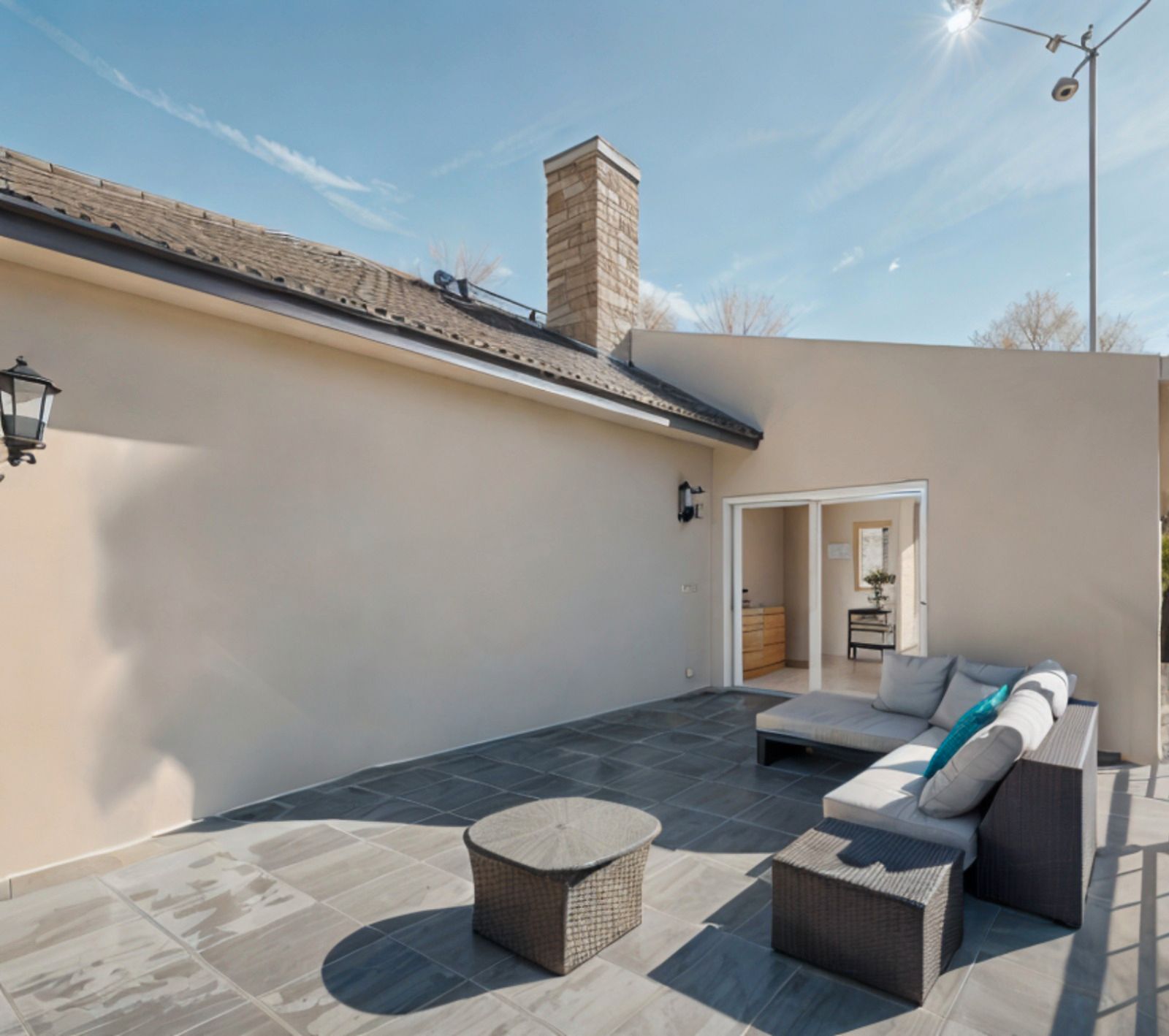 Terrassa de Casa o xalet en venda en Villalbilla amb Aire condicionat, Jardí privat i Terrassa