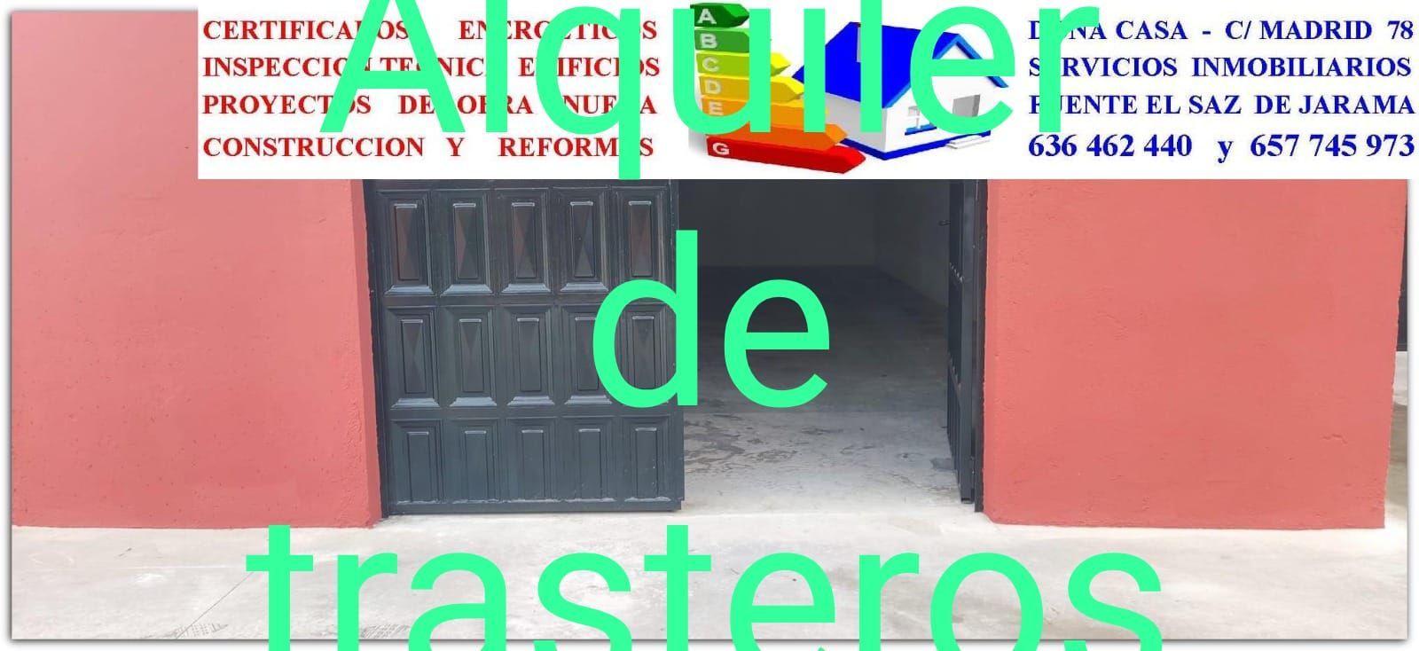 Vista exterior de Traster de lloguer en Algete amb Alarma