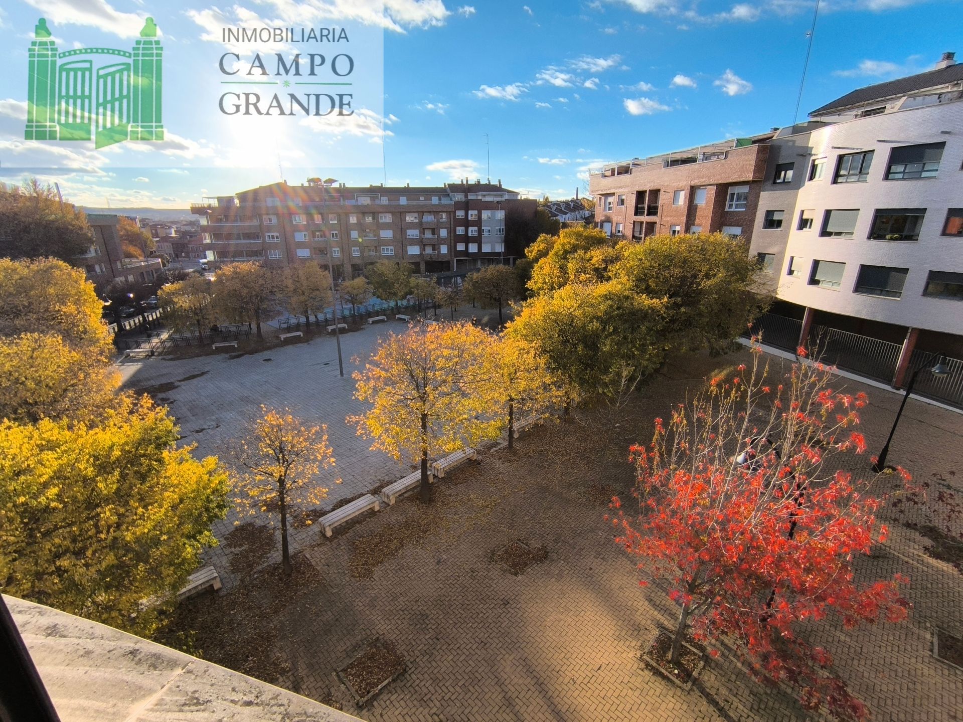 Exterior view of Flat for sale in Palencia Capital  with Heating, Parquet flooring and Storage room