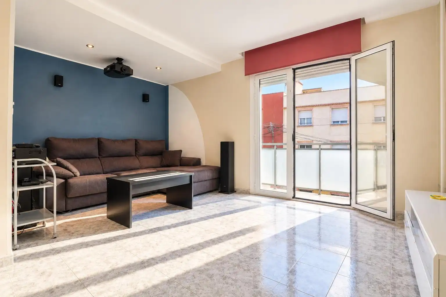Sala de estar de Casa adosada en venta en Centre