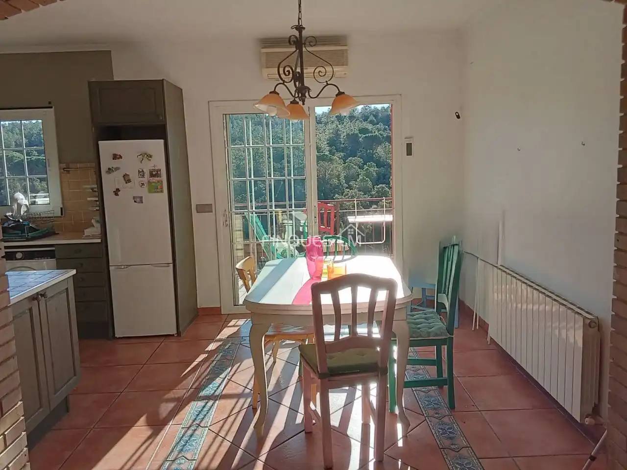 Menjador de Casa o xalet en venda en Tordera amb Calefacció, Jardí privat i Terrassa