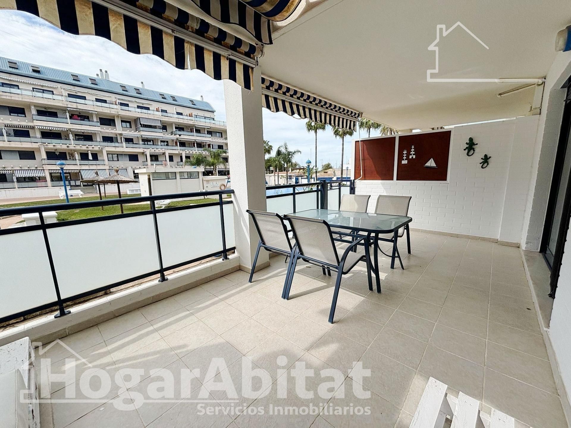 Terrace of Flat for sale in Dénia  with Air Conditioner, Heating and Private garden