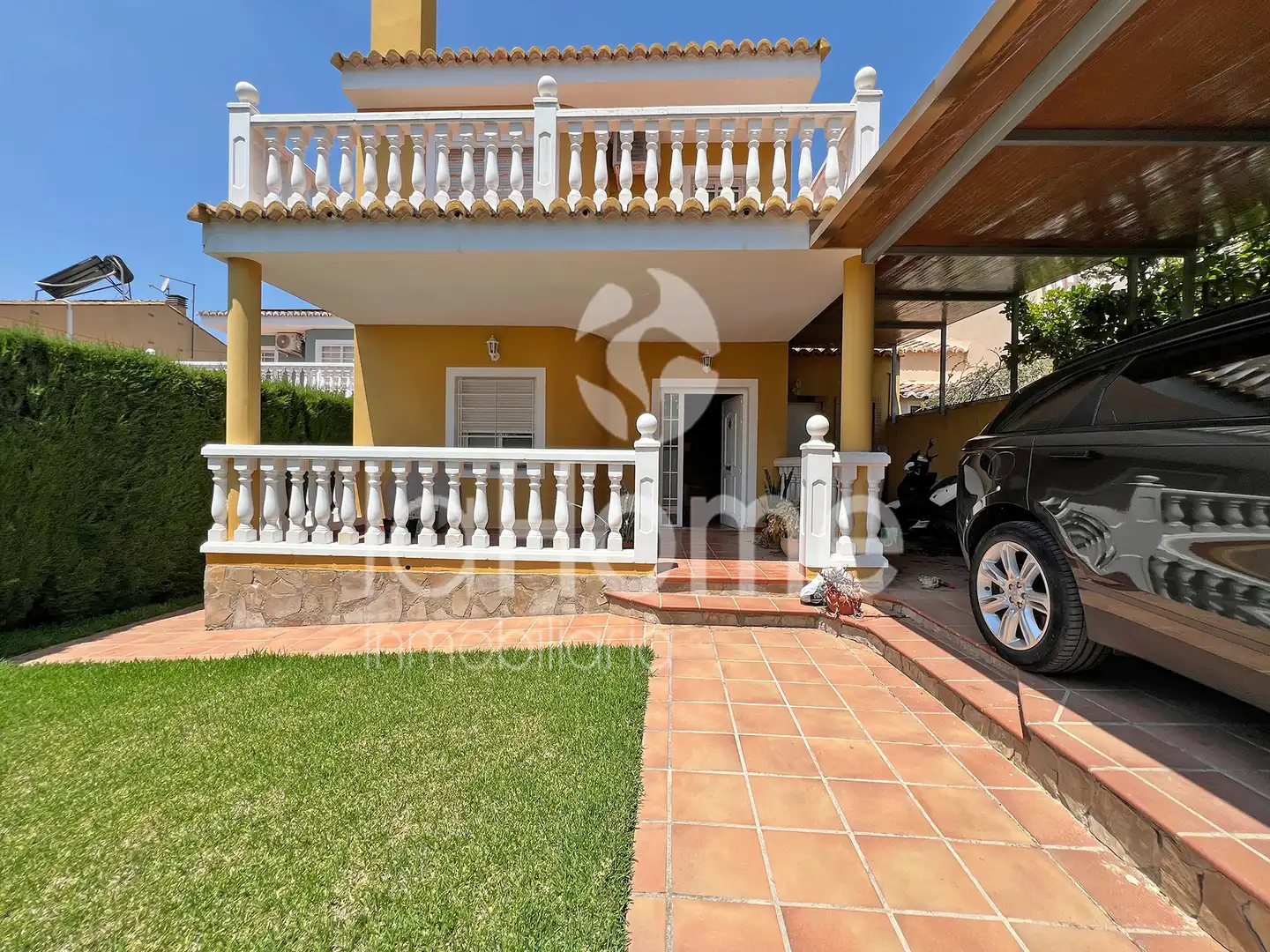 Garden of Detached homes for rent in La Pobla de Vallbona  with Air Conditioner, Heating and Private garden