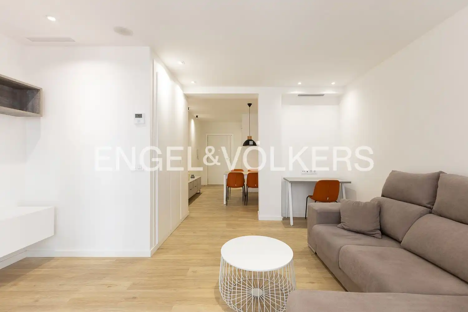 Living room of Flat for rent in Valencia  with Air Conditioner, Heating and Terrace