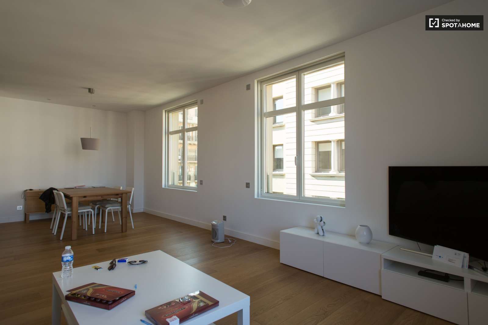 Sala d'estar de Apartament per a compartir en  Barcelona Capital amb Aire condicionat i Terrassa