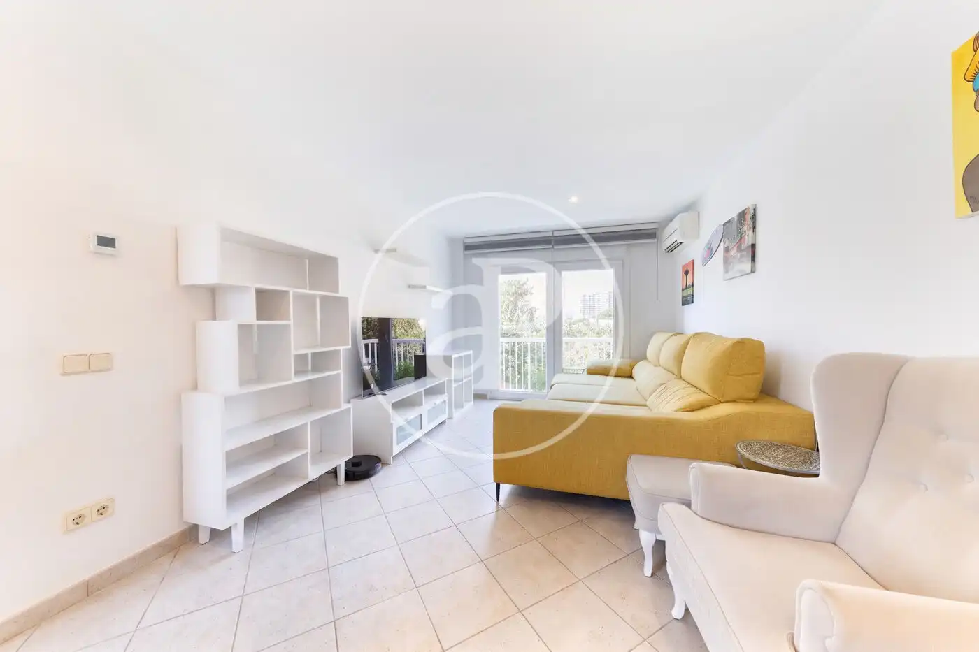 Sala d'estar de Pis de lloguer en  Palma de Mallorca amb Aire condicionat, Calefacció i Traster