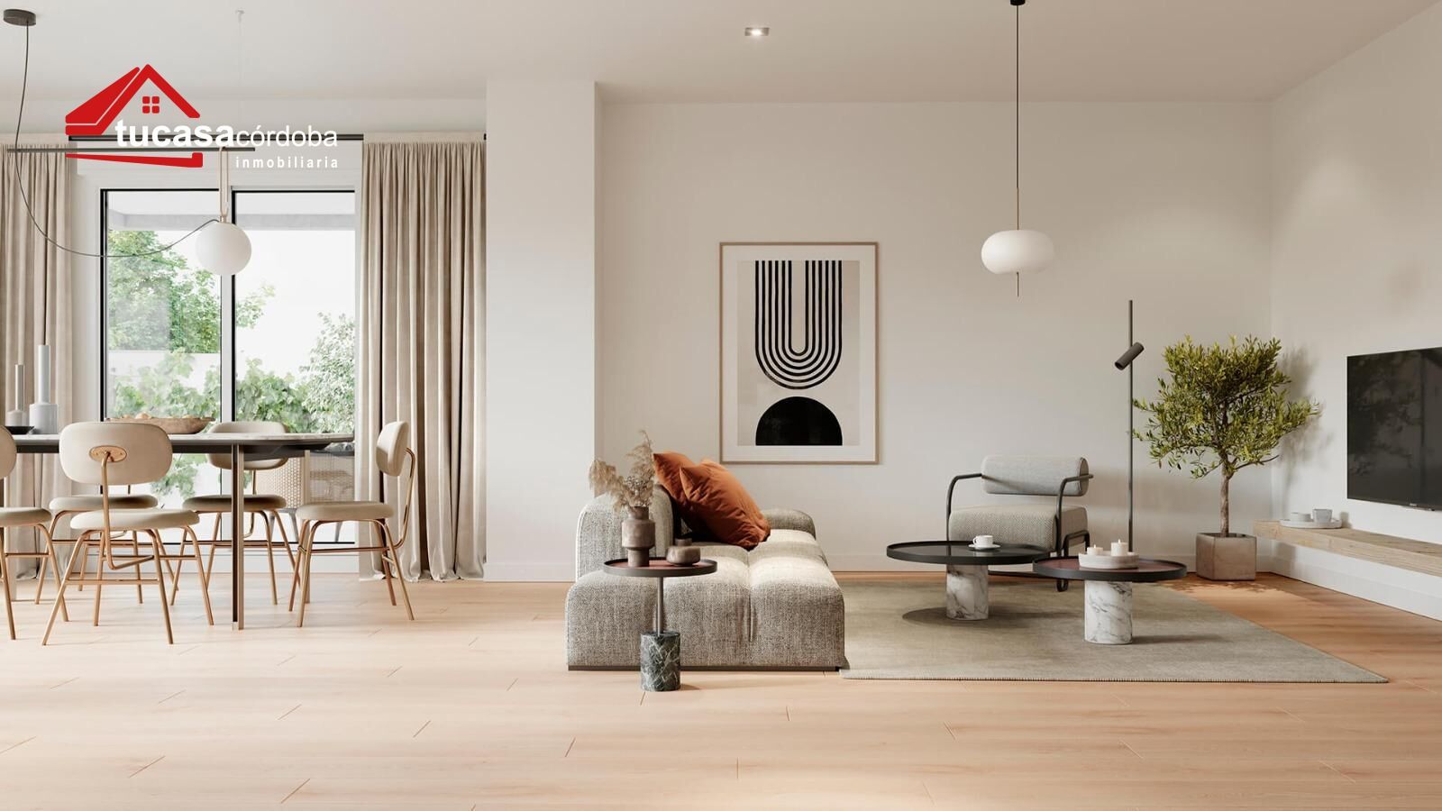 Sala de estar de Planta baja en venta en  Córdoba Capital con Aire acondicionado, Jardín privado y Trastero