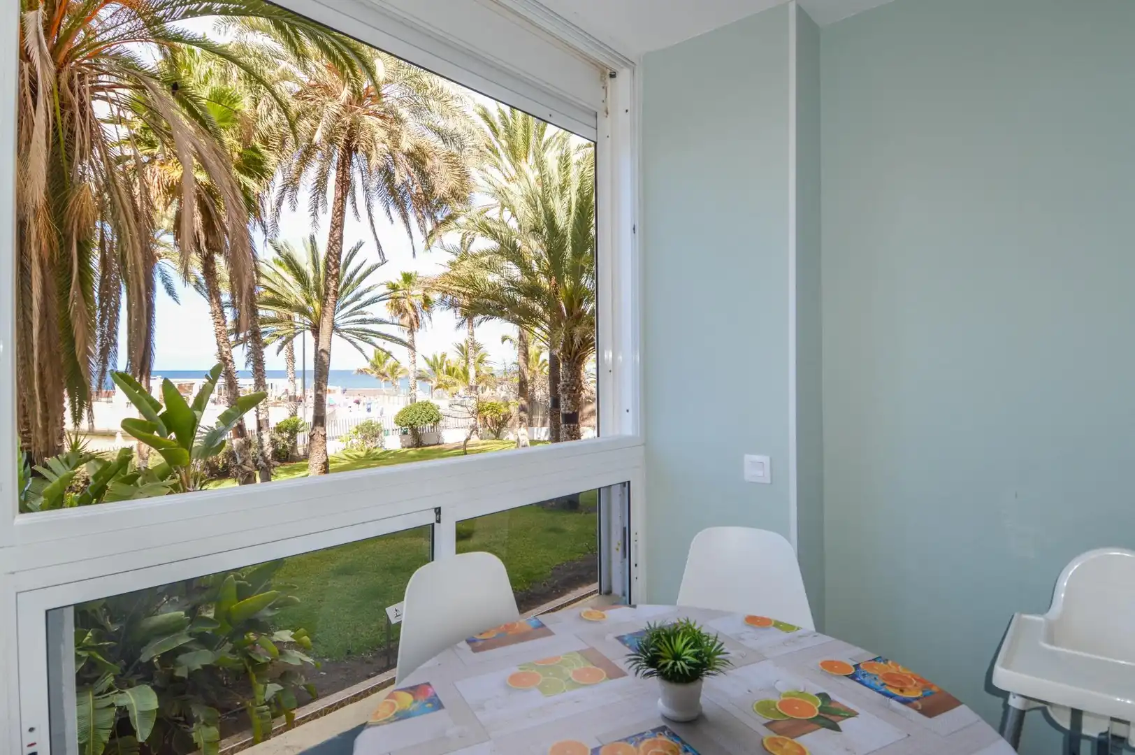 Schlafzimmer von Wohnung zum Verkauf in Mogán mit Klimaanlage und Möbliert