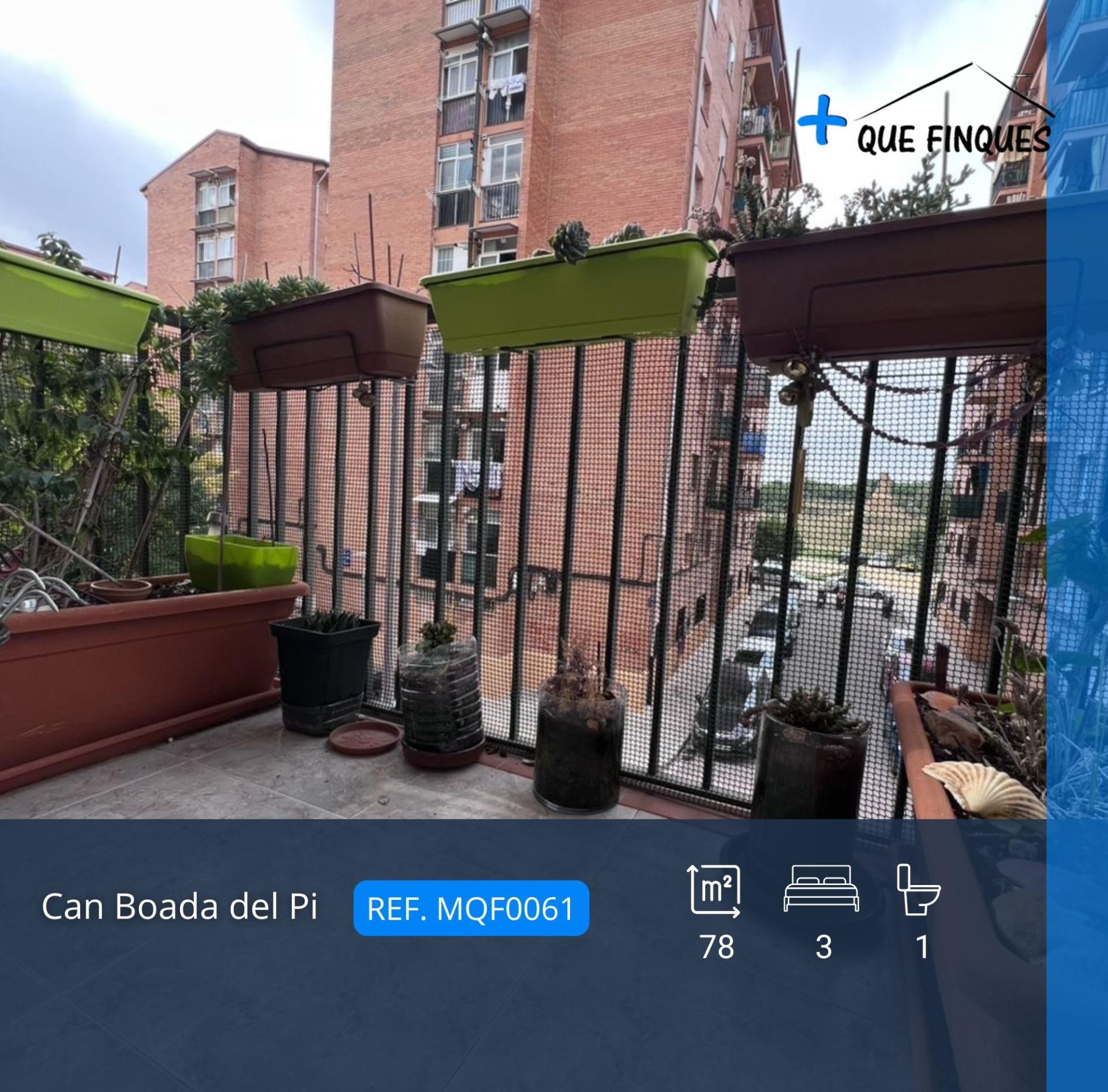 Balcony of Flat for sale in Terrassa  with Heating and Balcony