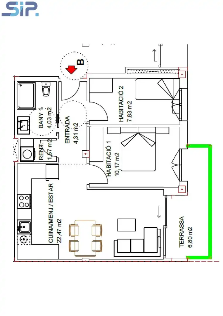 Flat for sale in Santa Margarida I Els Monjos  with Heating, Parquet flooring and Terrace