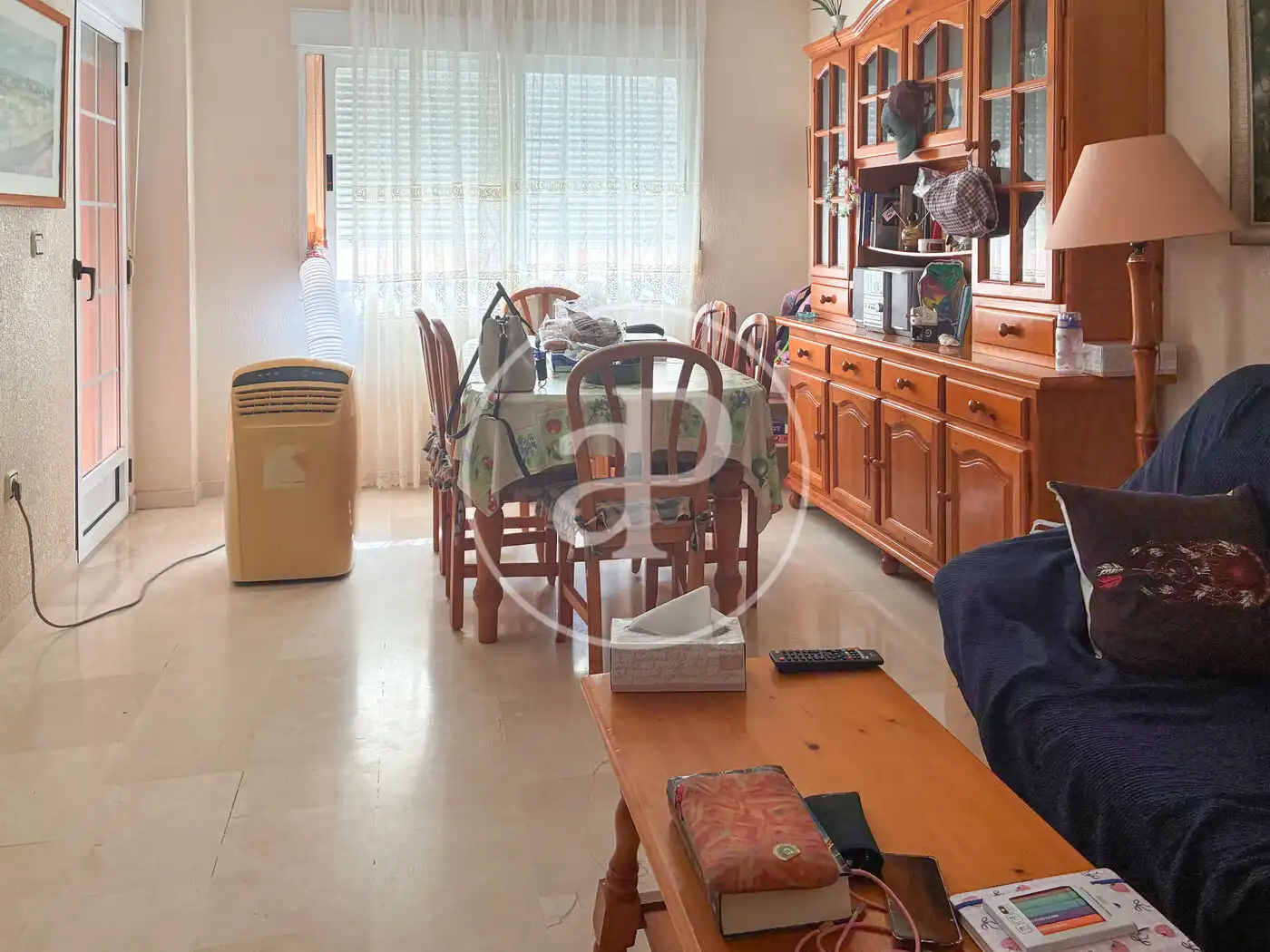 Sala de estar de Piso de alquiler en Santa Pola con Calefacción, Trastero y Amueblado