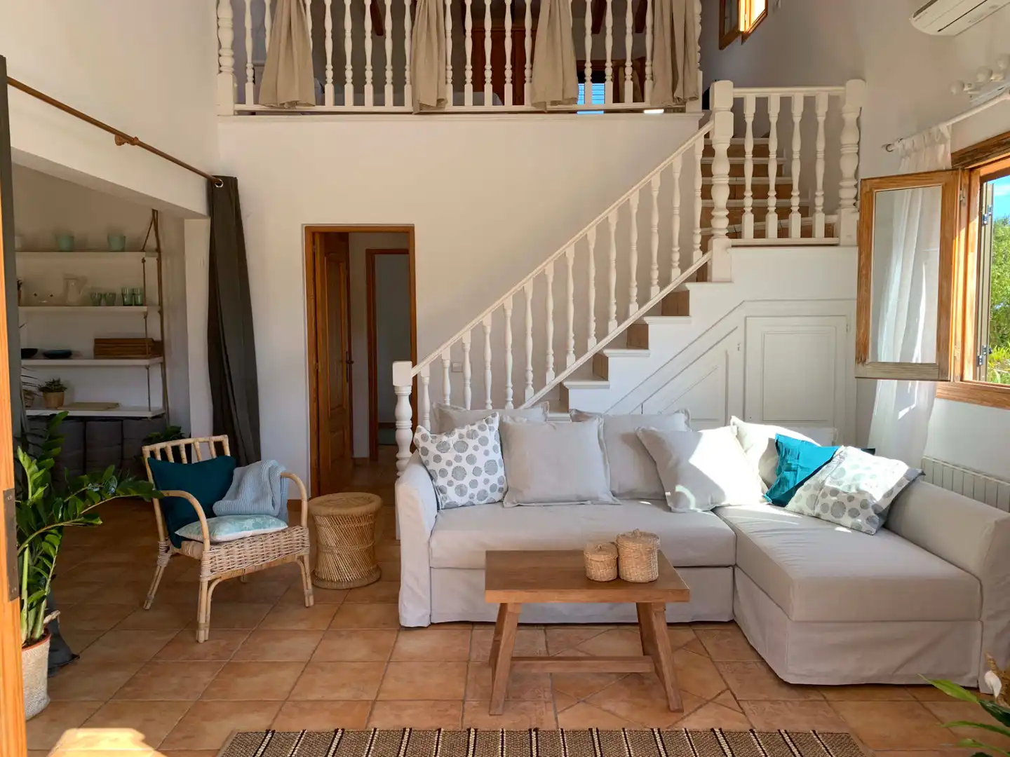 Sala d'estar de Casa o xalet en venda en Formentera amb Aire condicionat, Calefacció i Jardí privat