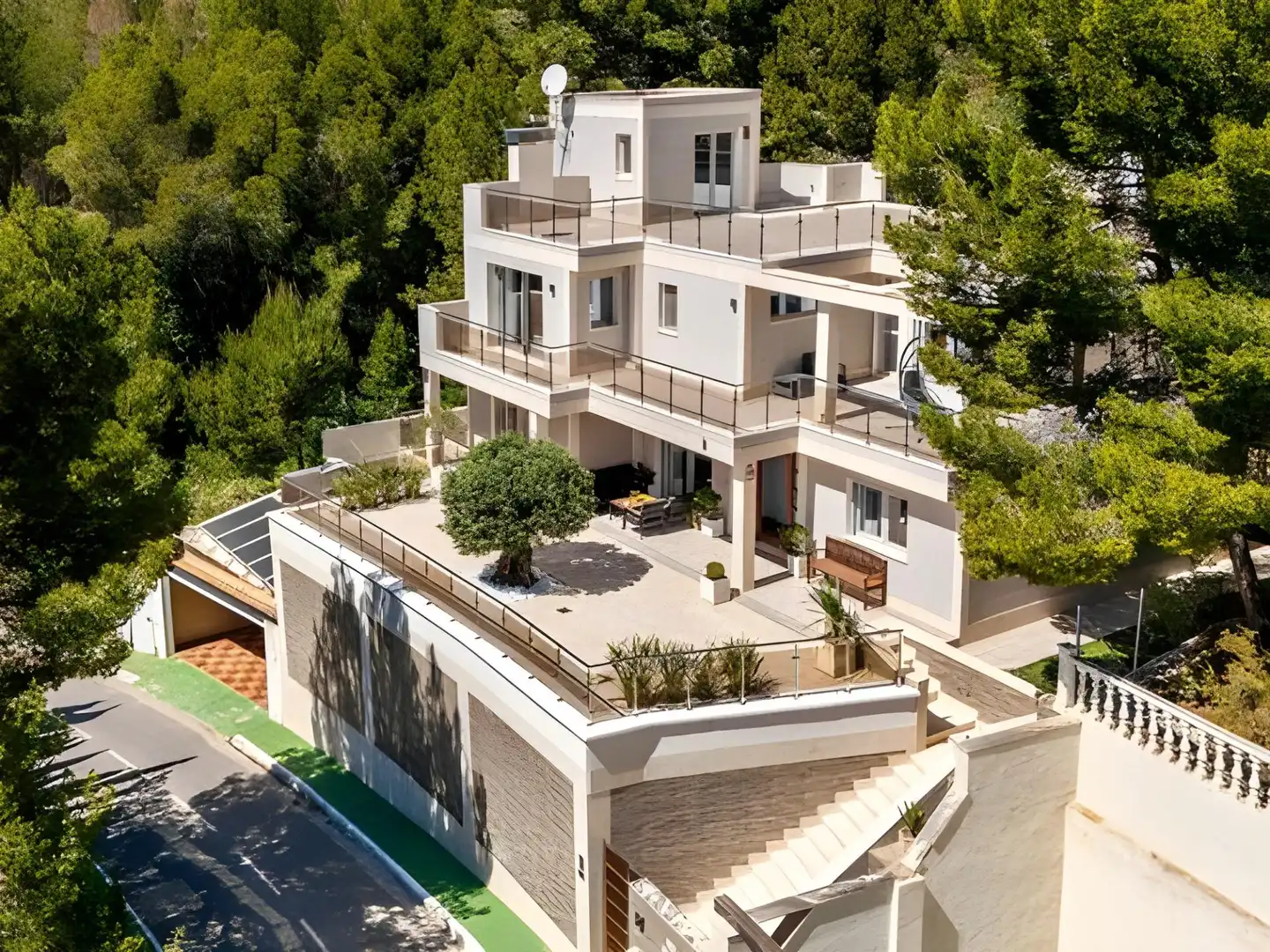 Exterior view of Houses for sale in Altea  with Air Conditioner, Heating and Private garden