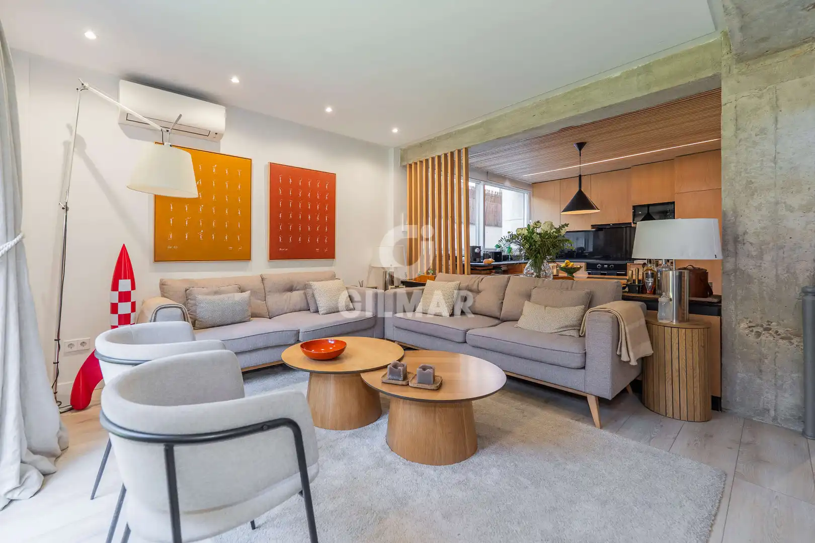 Living room of Flat for sale in Madrid  with Heating and Storage room