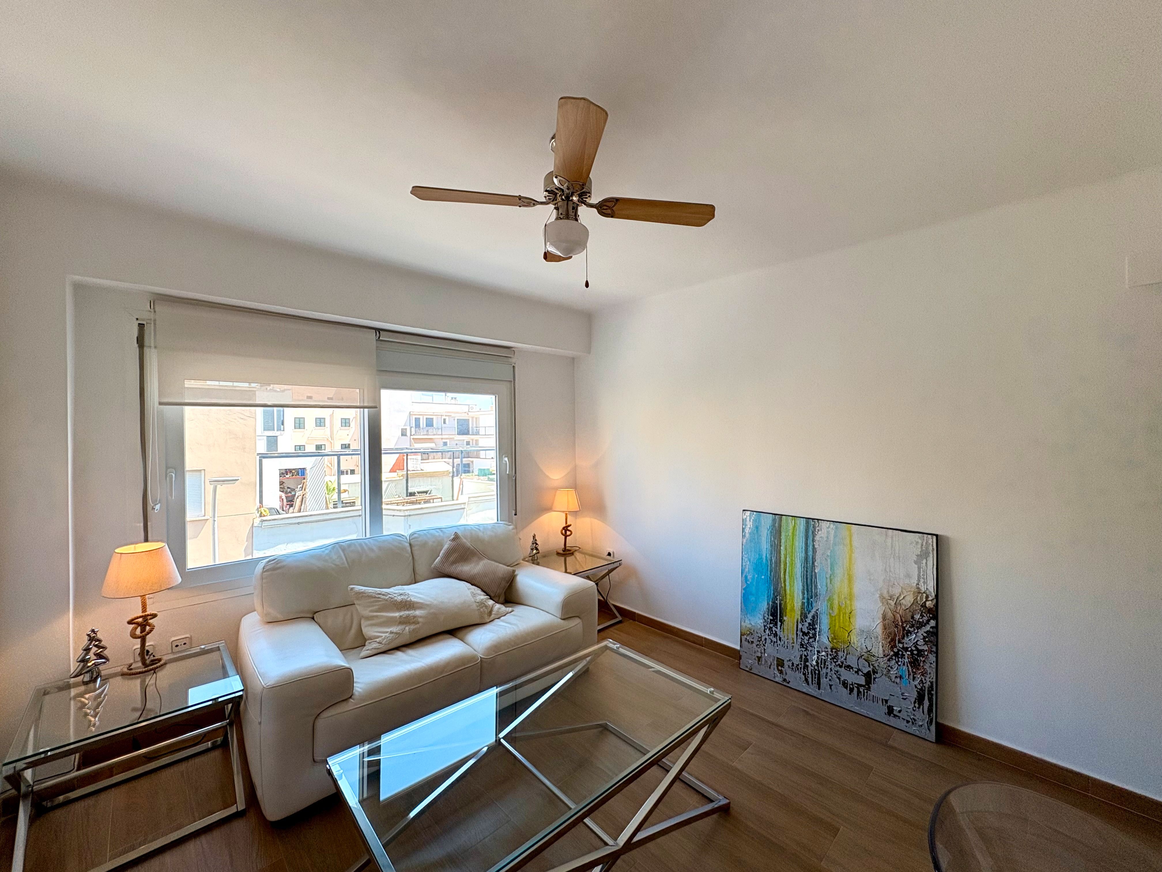 Sala d'estar de Apartament en venda en  Palma de Mallorca amb Aire condicionat