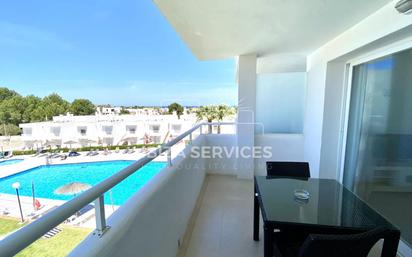 Terrace of Flat for sale in Sant Josep de sa Talaia  with Air Conditioner and Swimming Pool