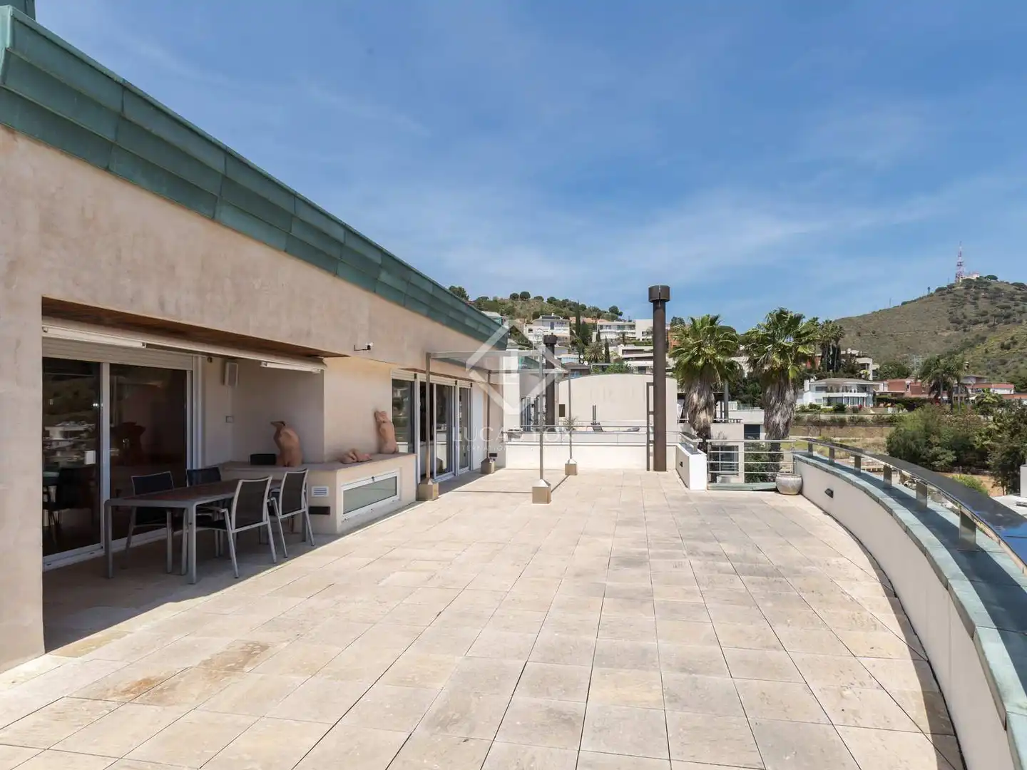 Terrasse von Haus oder Chalet zum Verkauf in Esplugues de Llobregat mit Klimaanlage, Heizung und Privatgarten