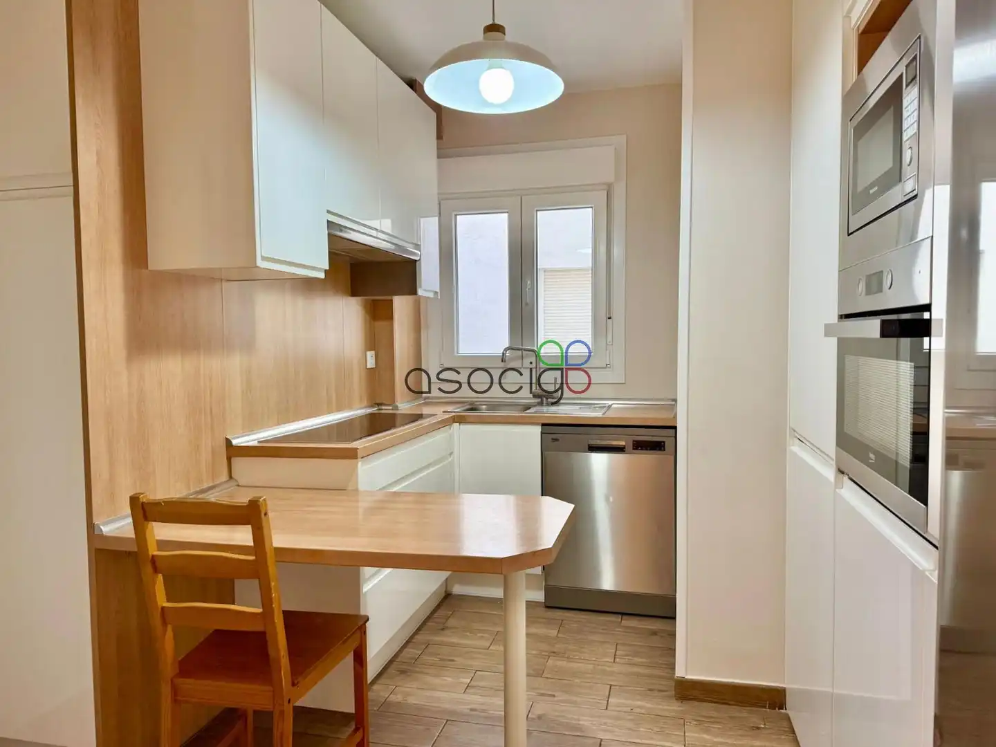 Kitchen of Flat for sale in Guadalajara  with Heating, Terrace and Storage room