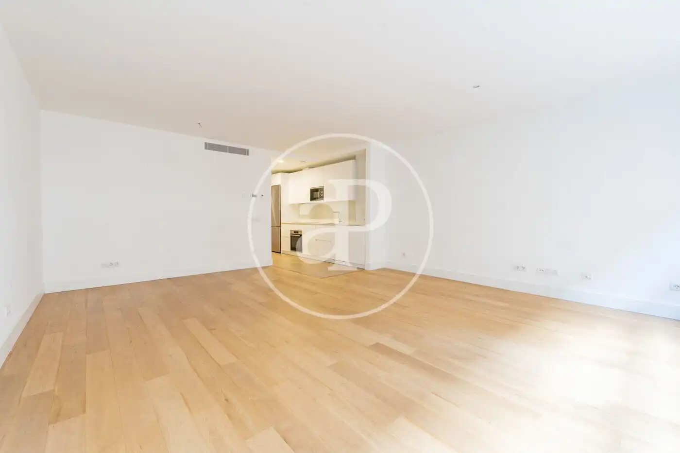 Sala d'estar de Pis en venda en Madrid amb Aire condicionat, Calefacció i Jardí privat