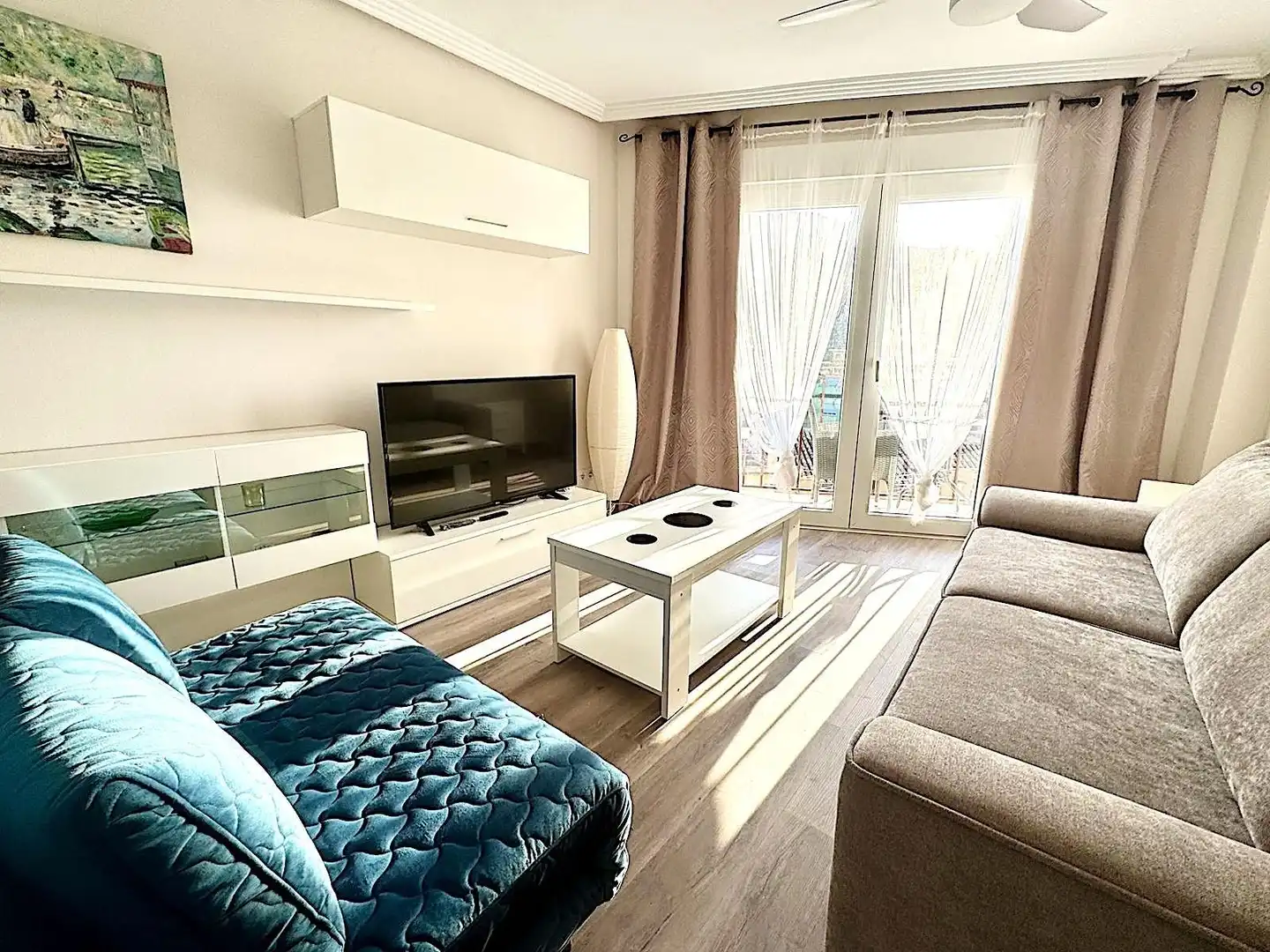 Living room of Flat for sale in El Verger  with Air Conditioner