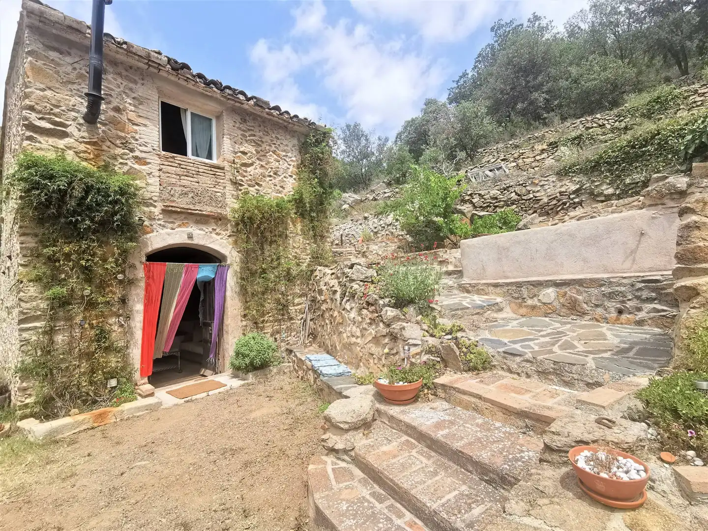Vista exterior de Casa o chalet en venta en Porrera con Calefacción, Jardín privado y Terraza