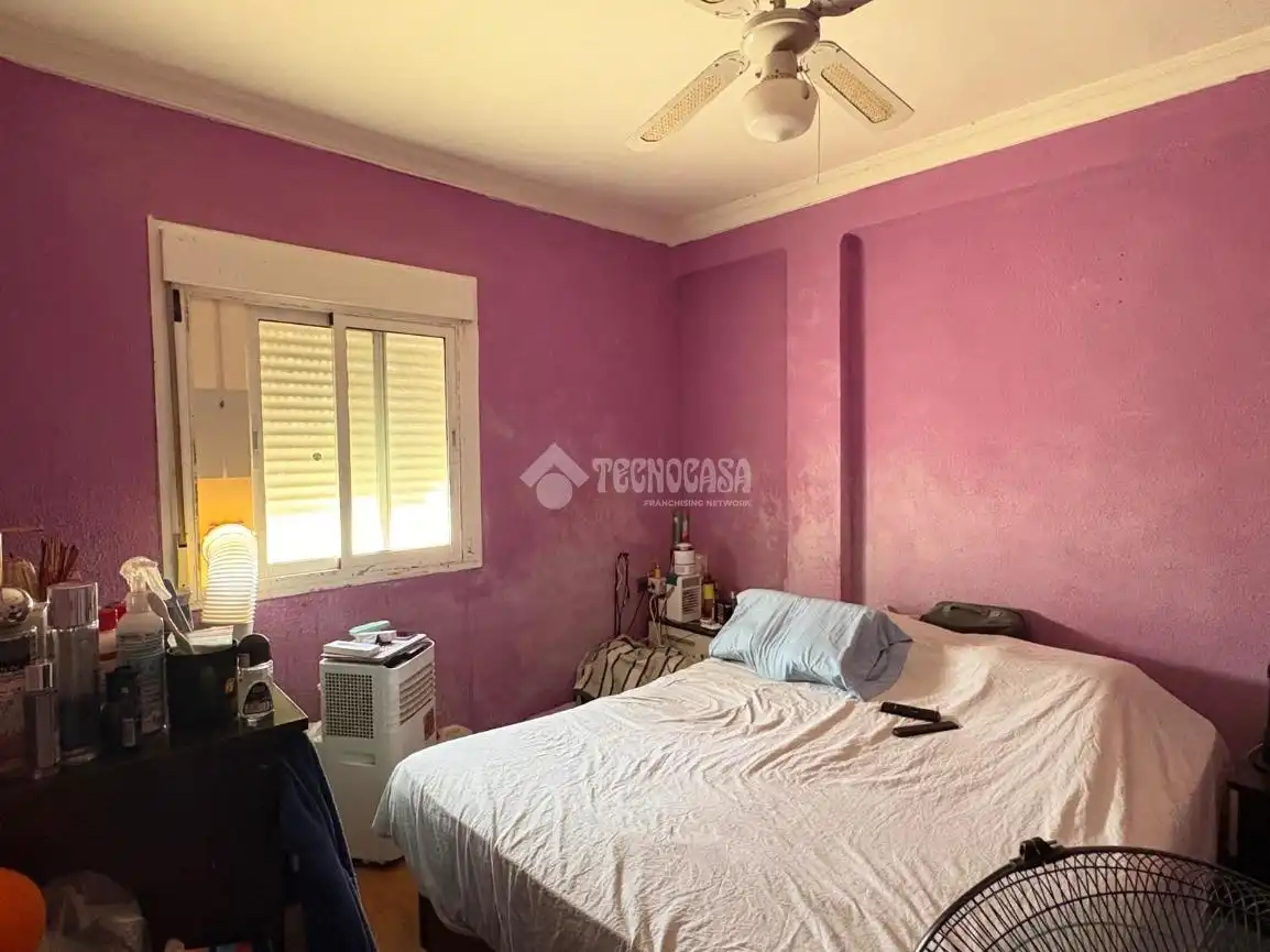 Bedroom of Flat for sale in Málaga  with Air Conditioner and Terrace