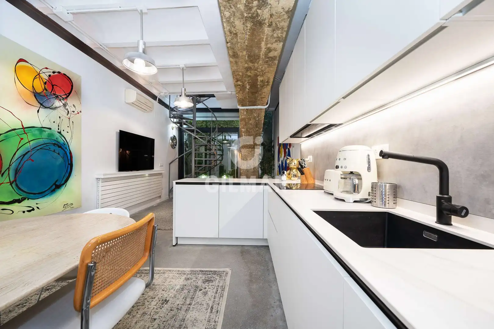 Küche von Wohnung zum Verkauf in Madrid mit Heizung und Privatgarten